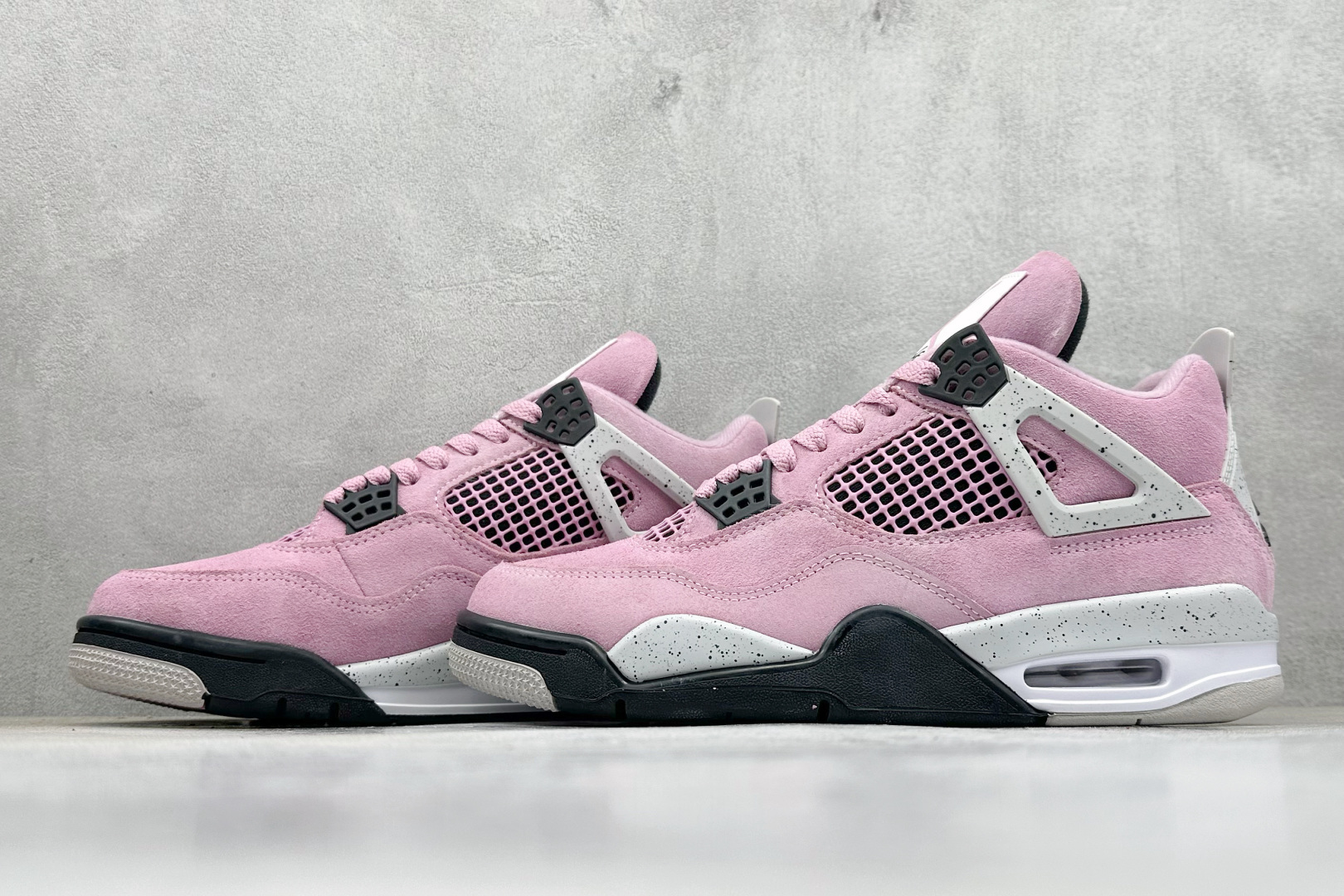 新F版Air Jordan AJ4 Retro 猛男粉 中帮篮球鞋 AQ9129-501-莆田鞋,莆田鞋货源,高仿鞋,高仿鞋货源,安福档口,莆田高仿鞋,莆田鞋批发,高仿鞋批发,莆田高仿运动鞋,高仿运动鞋,莆田运动鞋 新F版Air Jordan AJ4 Retro 猛男粉 中帮篮球鞋 AQ9129-501