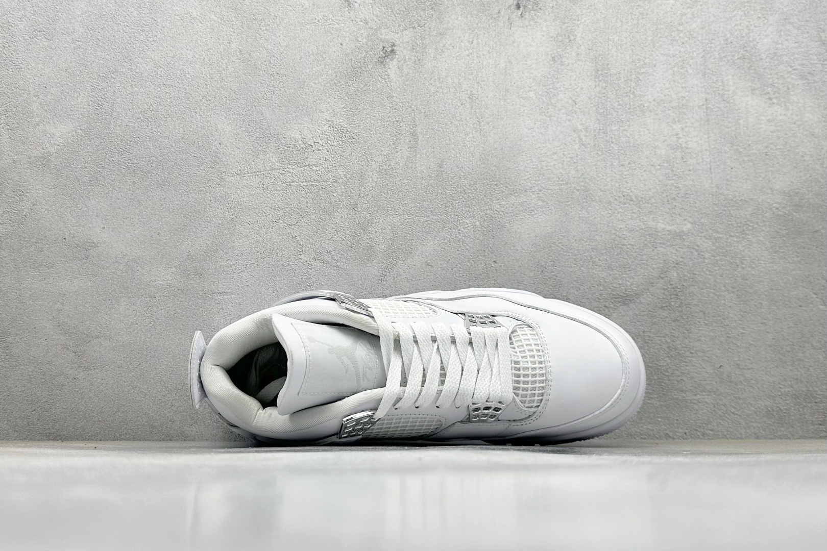 新F版Air Jordan AJ4 Retro 白猫 中帮篮球鞋 308497-100