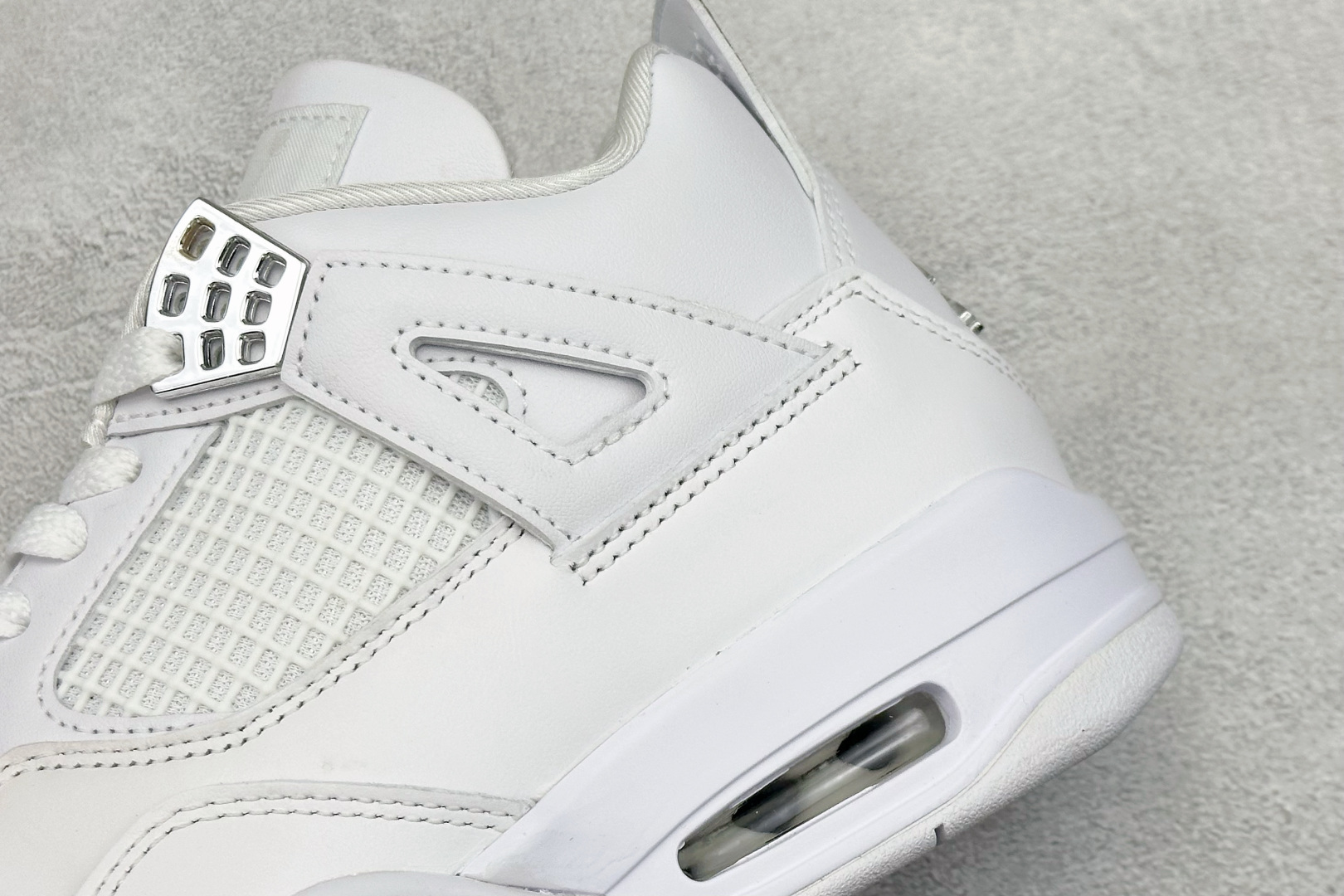 新F版Air Jordan AJ4 Retro 白猫 中帮篮球鞋 308497-100