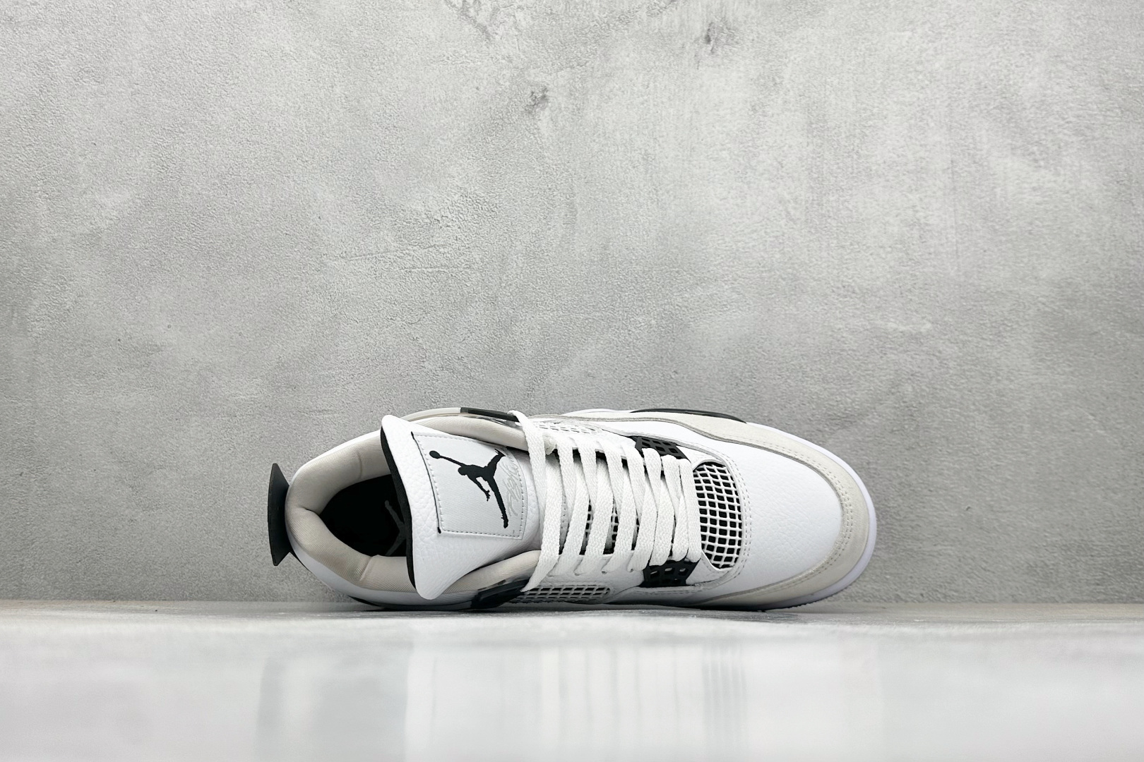 新F版Air Jordan AJ4 Retro 灰黑 中帮篮球鞋 DH6927-111