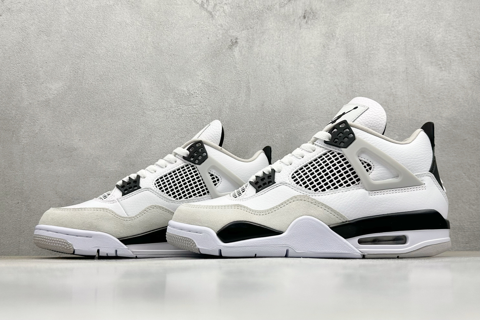 新F版Air Jordan AJ4 Retro 灰黑 中帮篮球鞋 DH6927-111