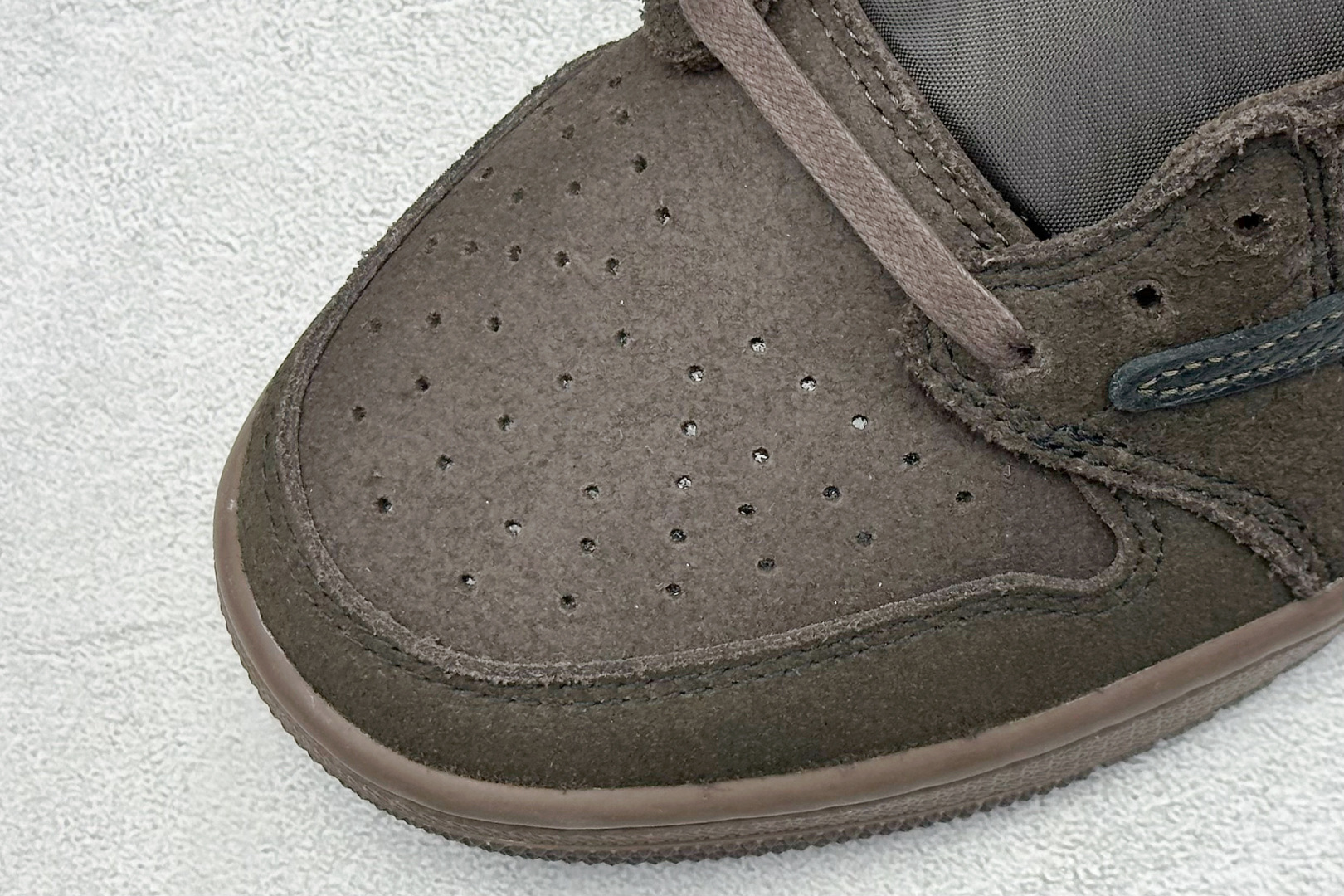 新F版Fragment x TS x Air Jordan 1 Low 三方联名低帮倒勾板鞋 DM7866-202