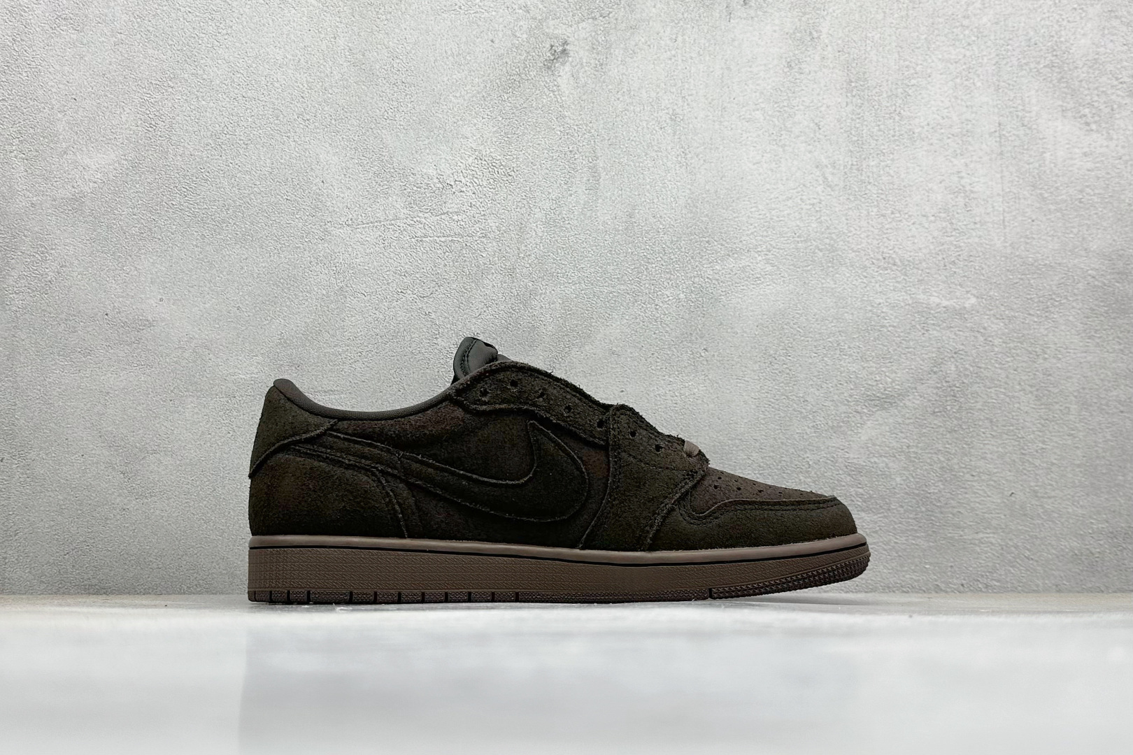 新F版Fragment x TS x Air Jordan 1 Low 三方联名低帮倒勾板鞋 DM7866-202