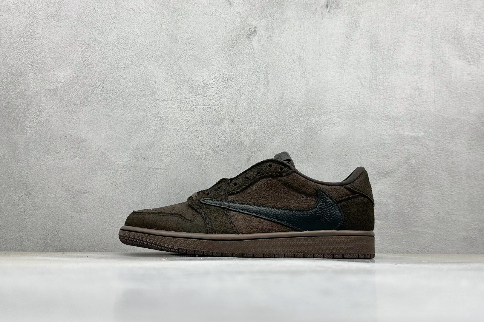 新F版Fragment x TS x Air Jordan 1 Low 三方联名低帮倒勾板鞋 DM7866-202