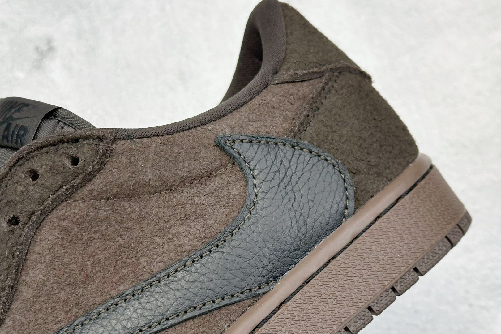 新F版Fragment x TS x Air Jordan 1 Low 三方联名低帮倒勾板鞋 DM7866-202