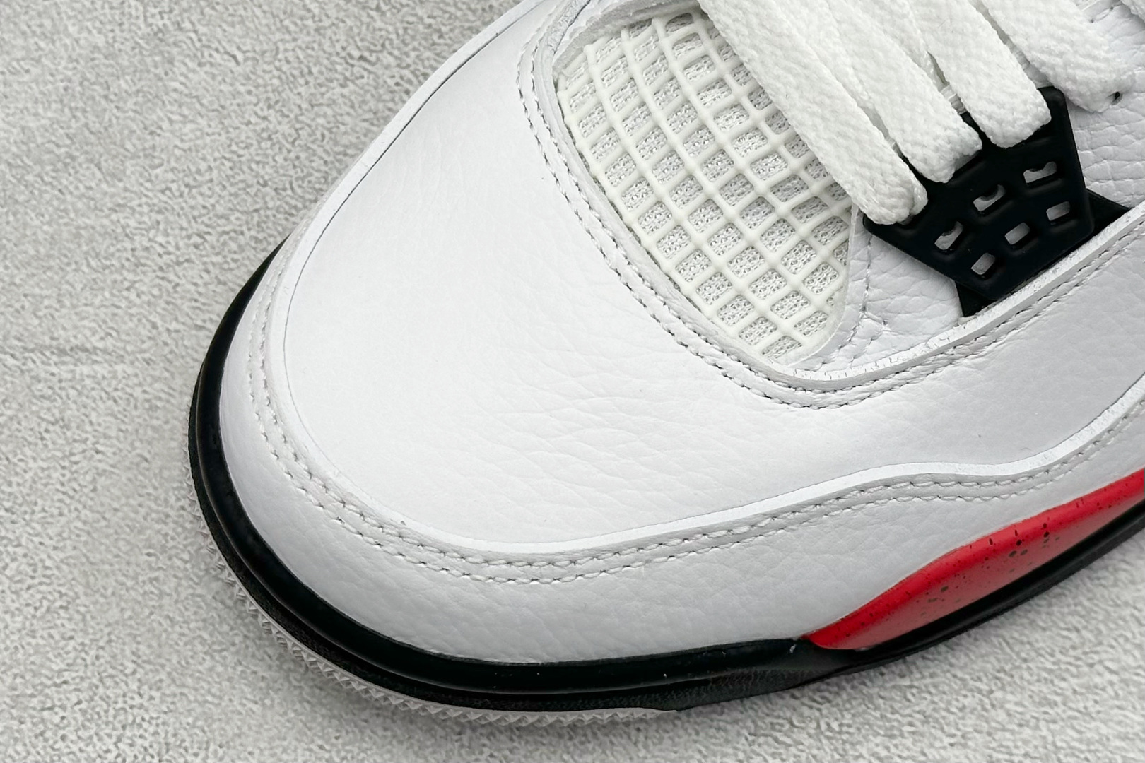 新F版Air Jordan AJ4 Retro 红水泥 中帮篮球鞋 DH6927-161