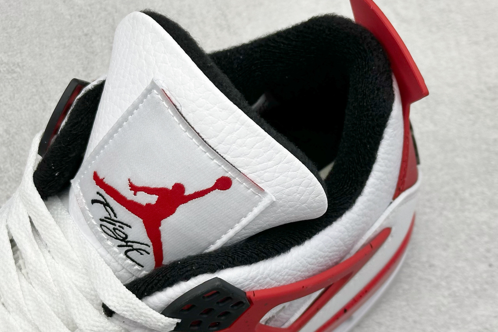 新F版Air Jordan AJ4 Retro 红水泥 中帮篮球鞋 DH6927-161