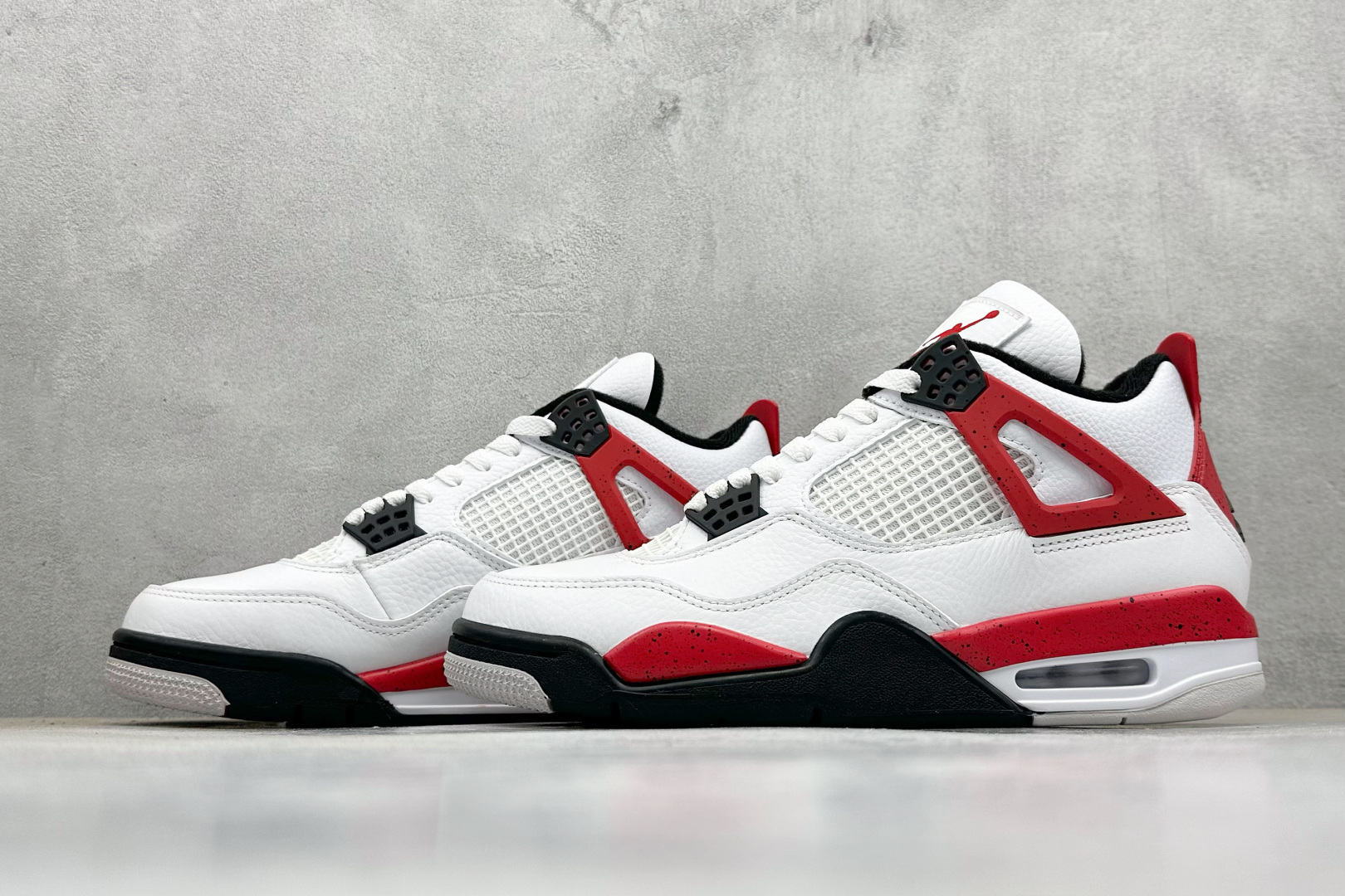 新F版Air Jordan AJ4 Retro 红水泥 中帮篮球鞋 DH6927-161
