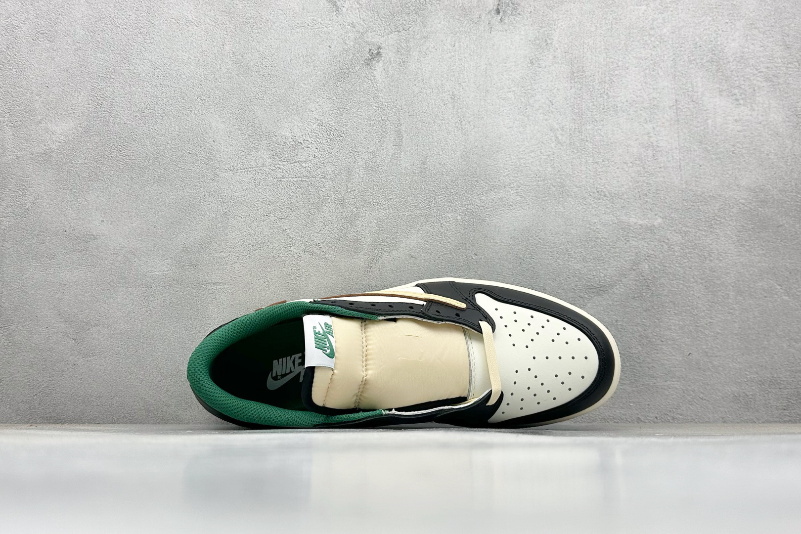 新F版Fragment x TS x Air Jordan 1 Low 三方联名低帮倒勾板鞋 DM7866-128