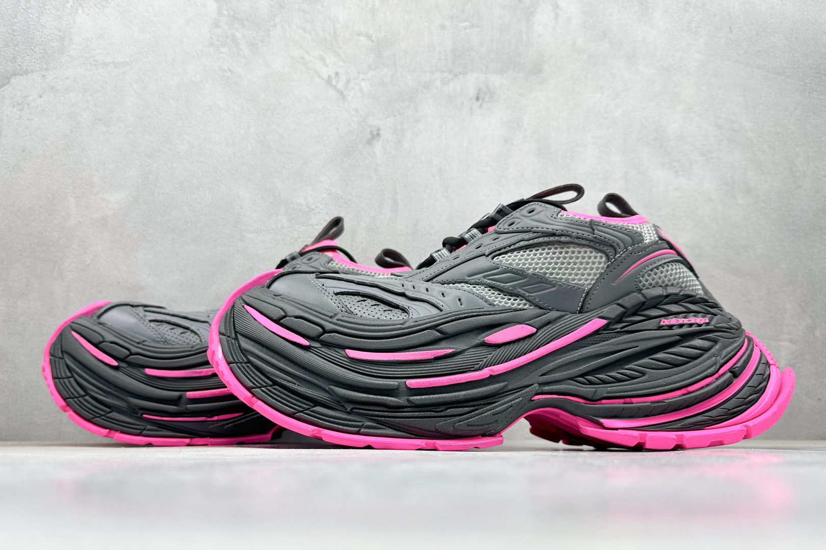 400 OK版Balenciaga巴黎世家 6XL Platfo 厚底系带 老爹鞋 821137 WPLTF 0101