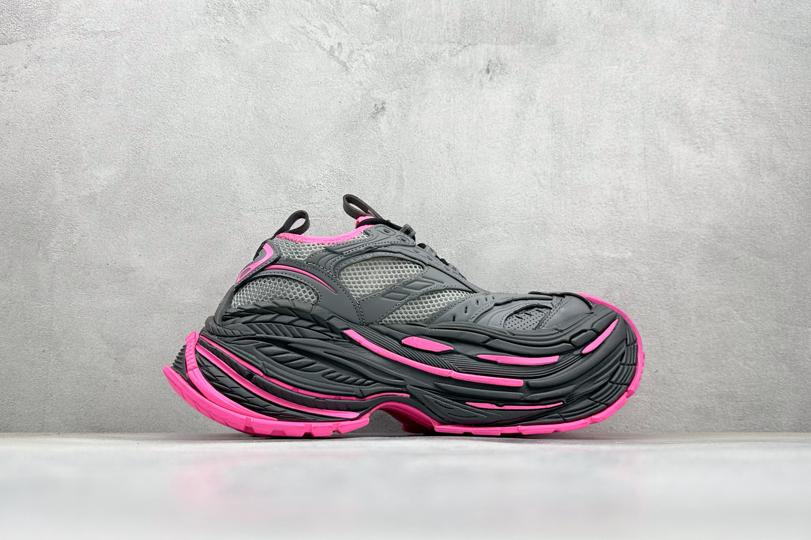 400 OK版Balenciaga巴黎世家 6XL Platfo 厚底系带 老爹鞋 821137 WPLTF 0101