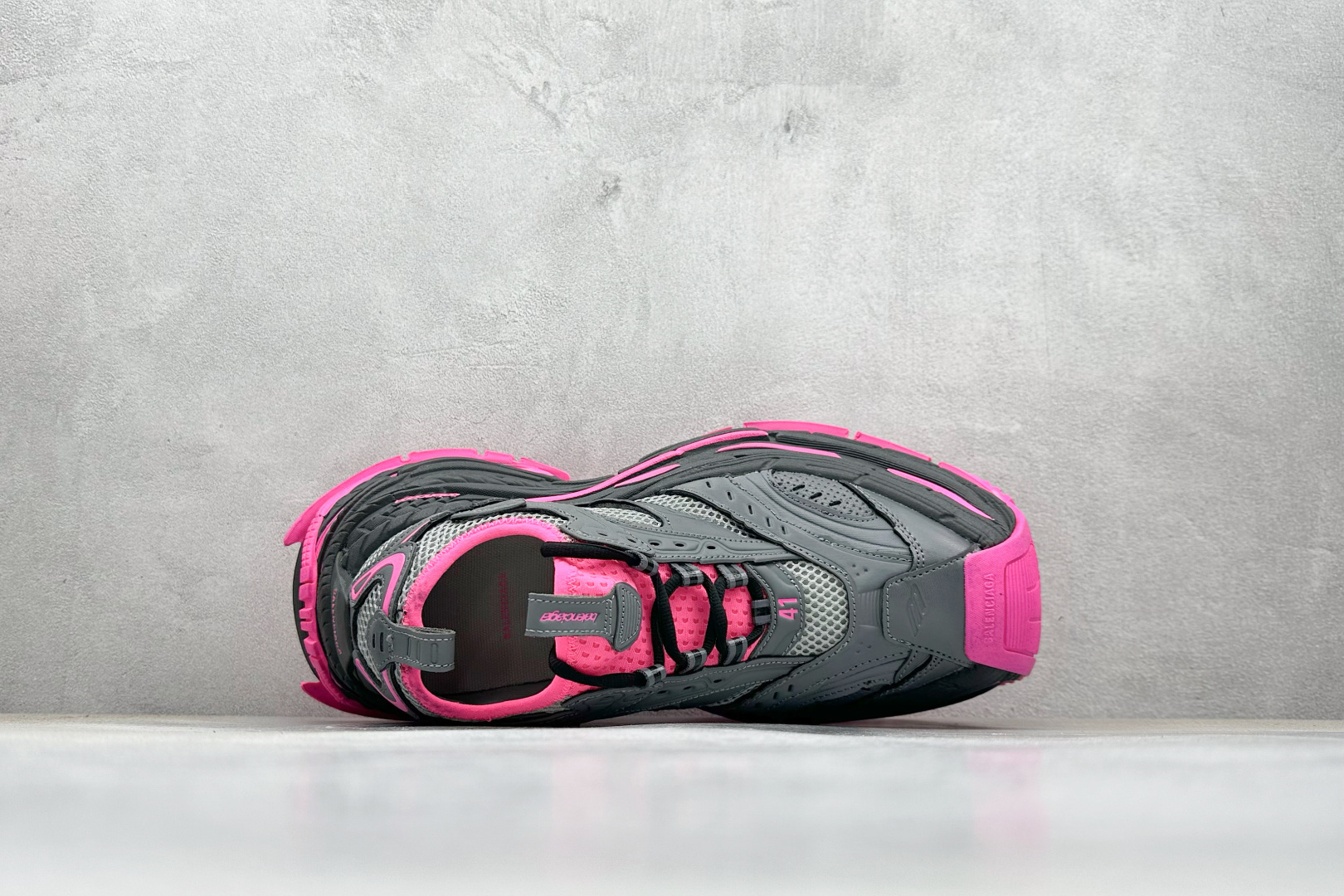 400 OK版Balenciaga巴黎世家 6XL Platfo 厚底系带 老爹鞋 821137 WPLTF 0101