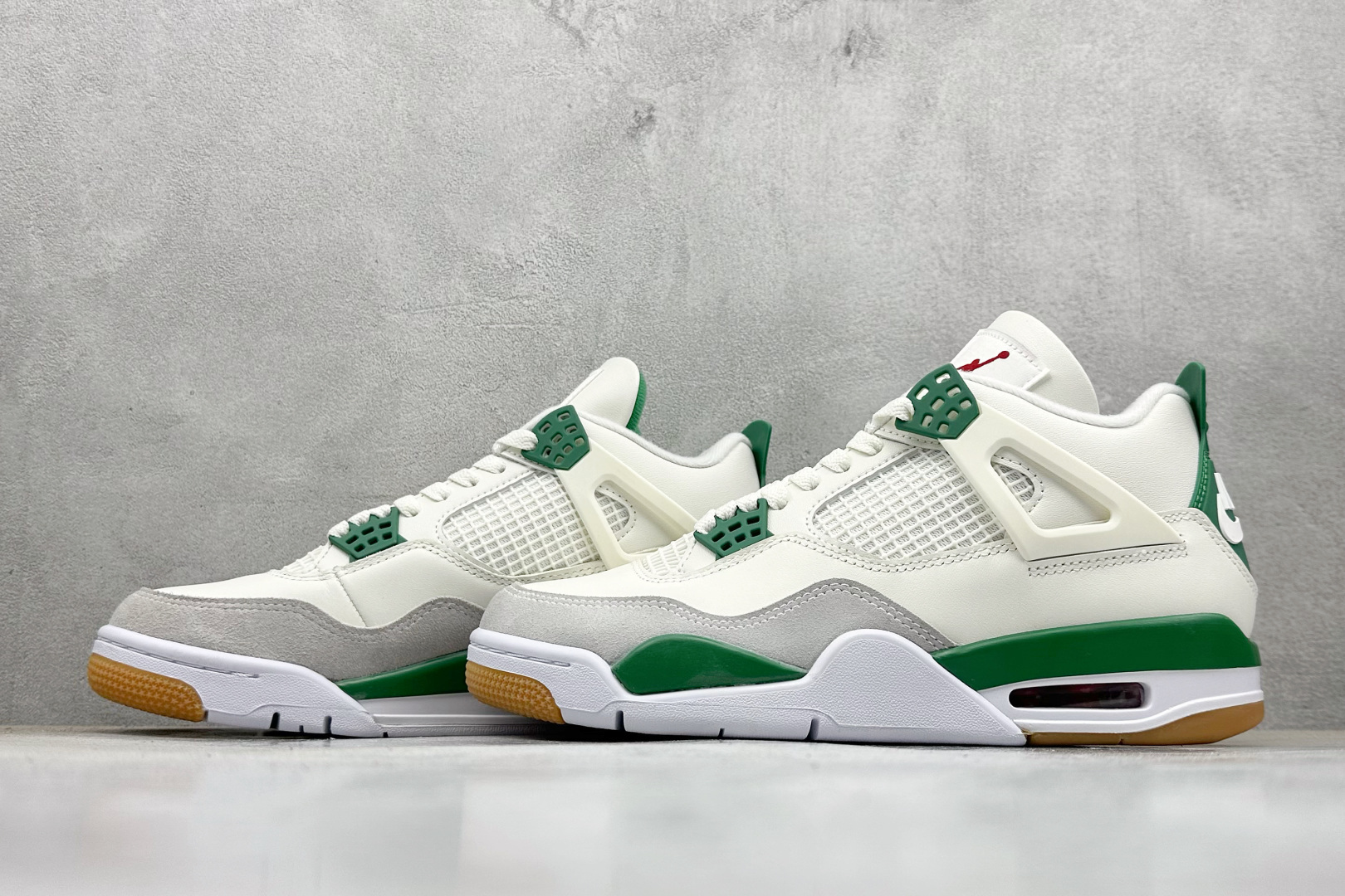 280 新F版Air Jordan AJ4 Retro 白绿 中帮篮球鞋 DR5415-103