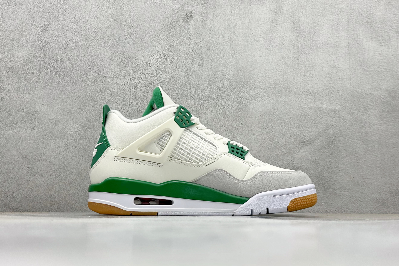 280 新F版Air Jordan AJ4 Retro 白绿 中帮篮球鞋 DR5415-103