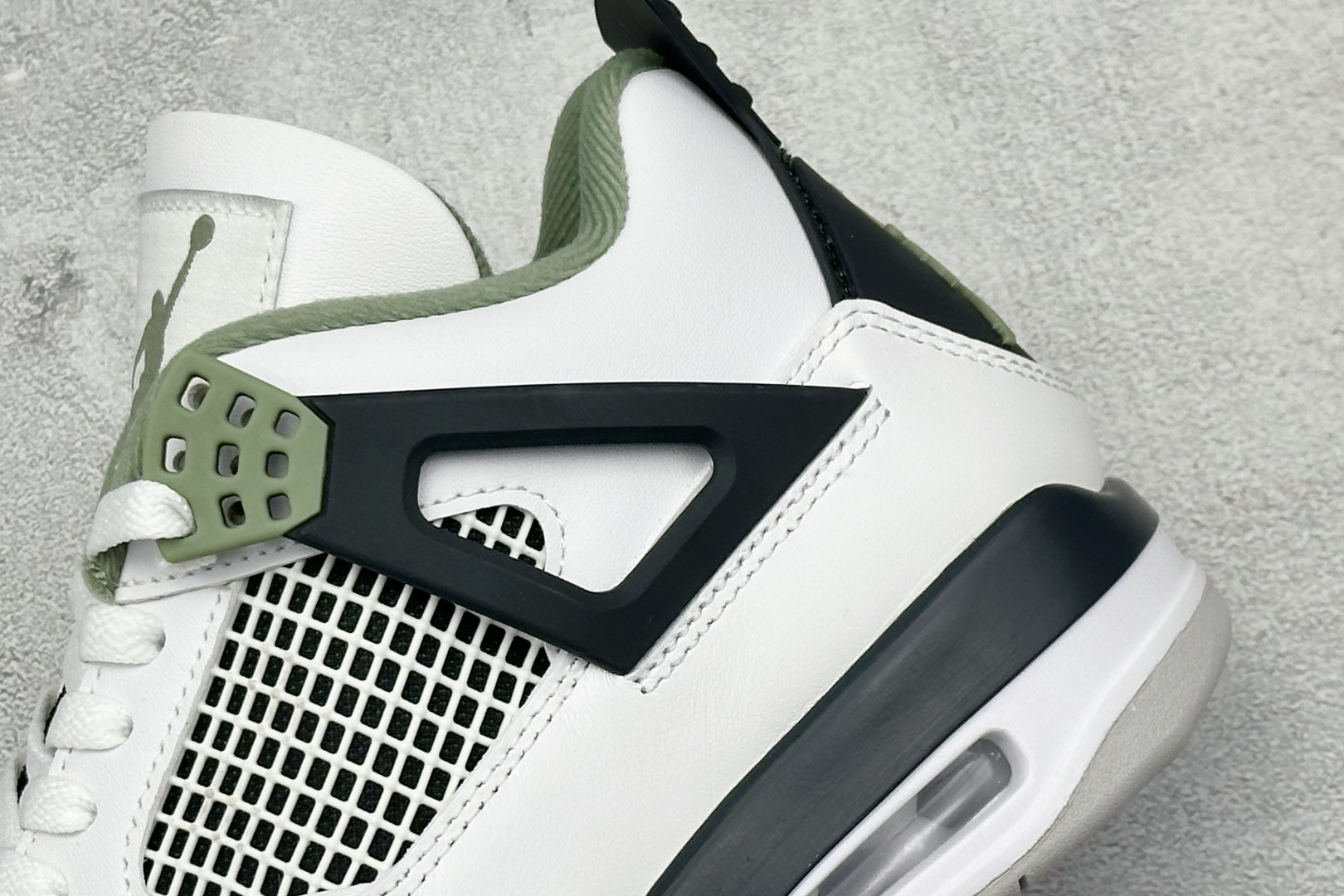 280 新F版Air Jordan AJ4 Retro 鼠尾草 中帮篮球鞋 AQ9129-103