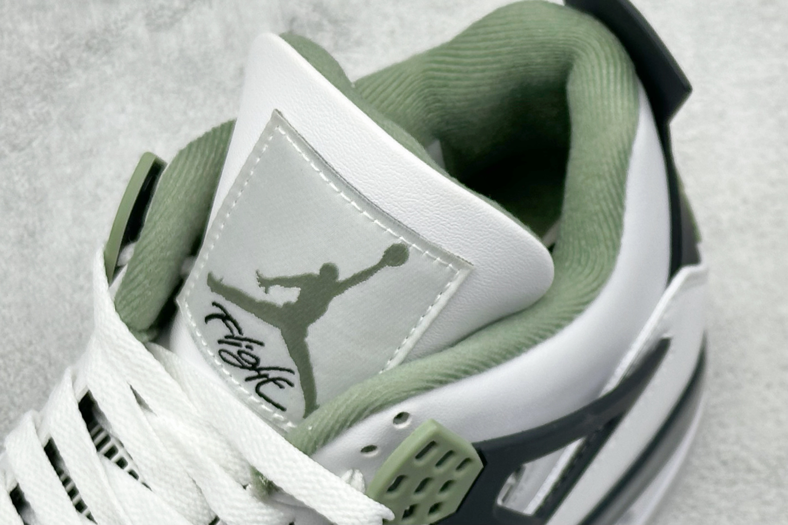 280 新F版Air Jordan AJ4 Retro 鼠尾草 中帮篮球鞋 AQ9129-103