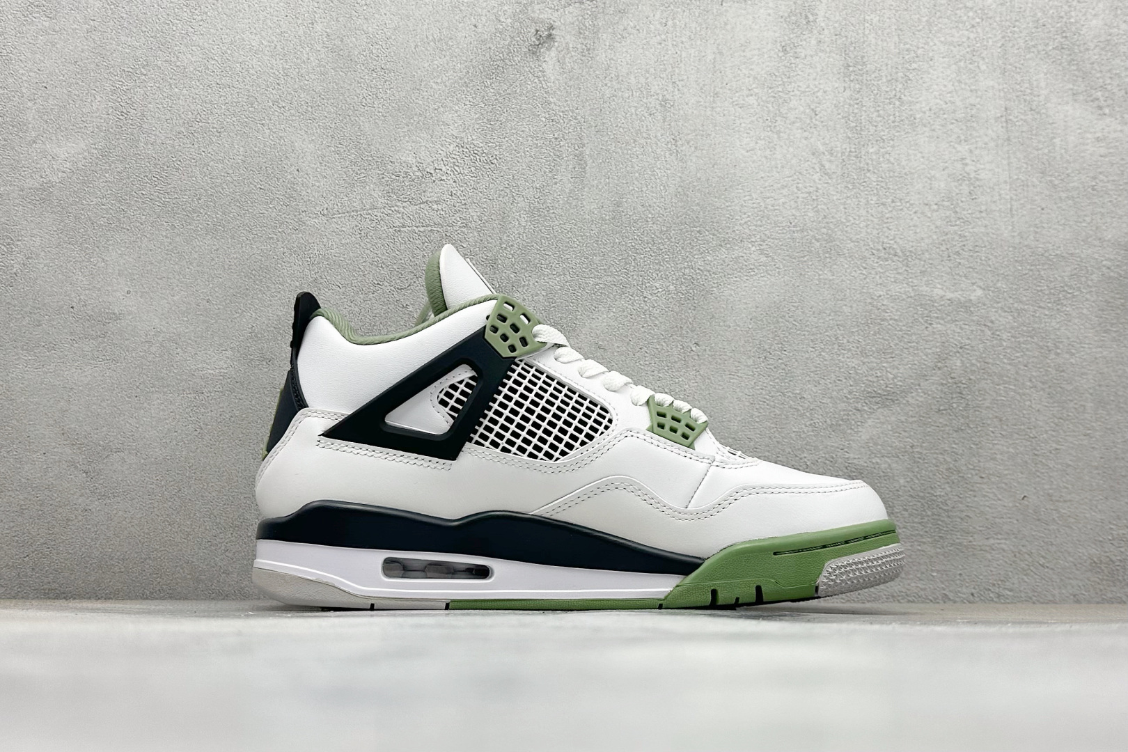 280 新F版Air Jordan AJ4 Retro 鼠尾草 中帮篮球鞋 AQ9129-103