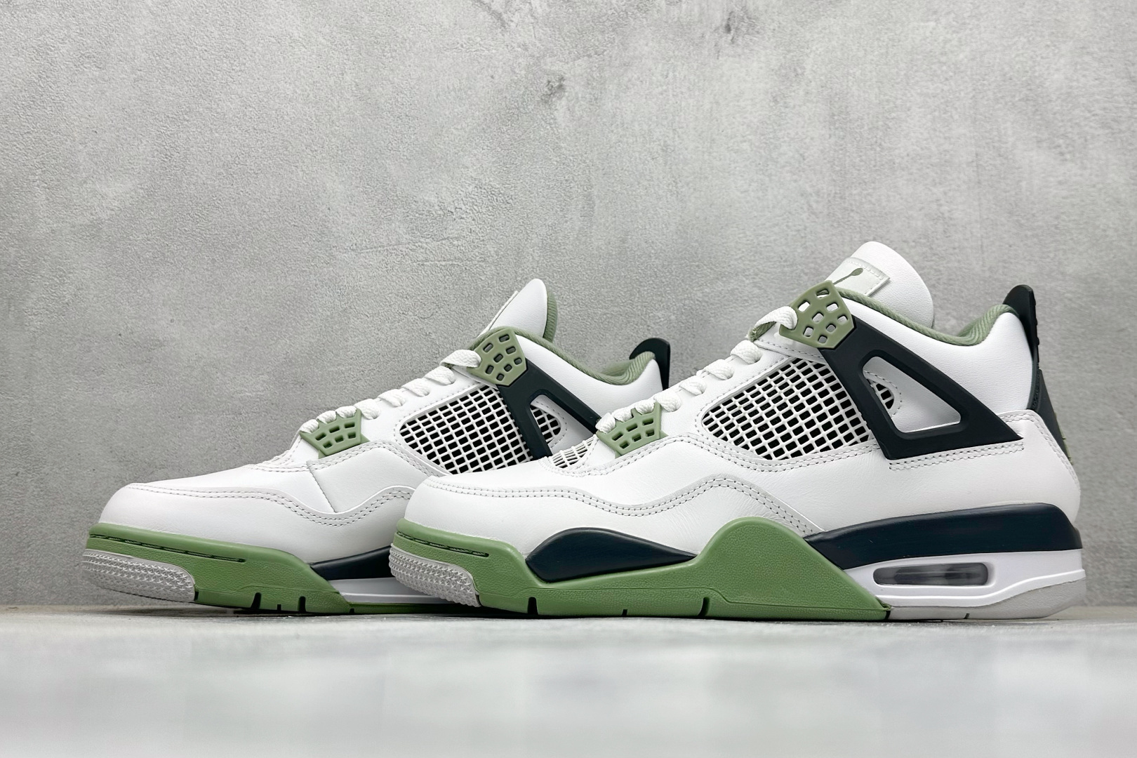 280 新F版Air Jordan AJ4 Retro 鼠尾草 中帮篮球鞋 AQ9129-103