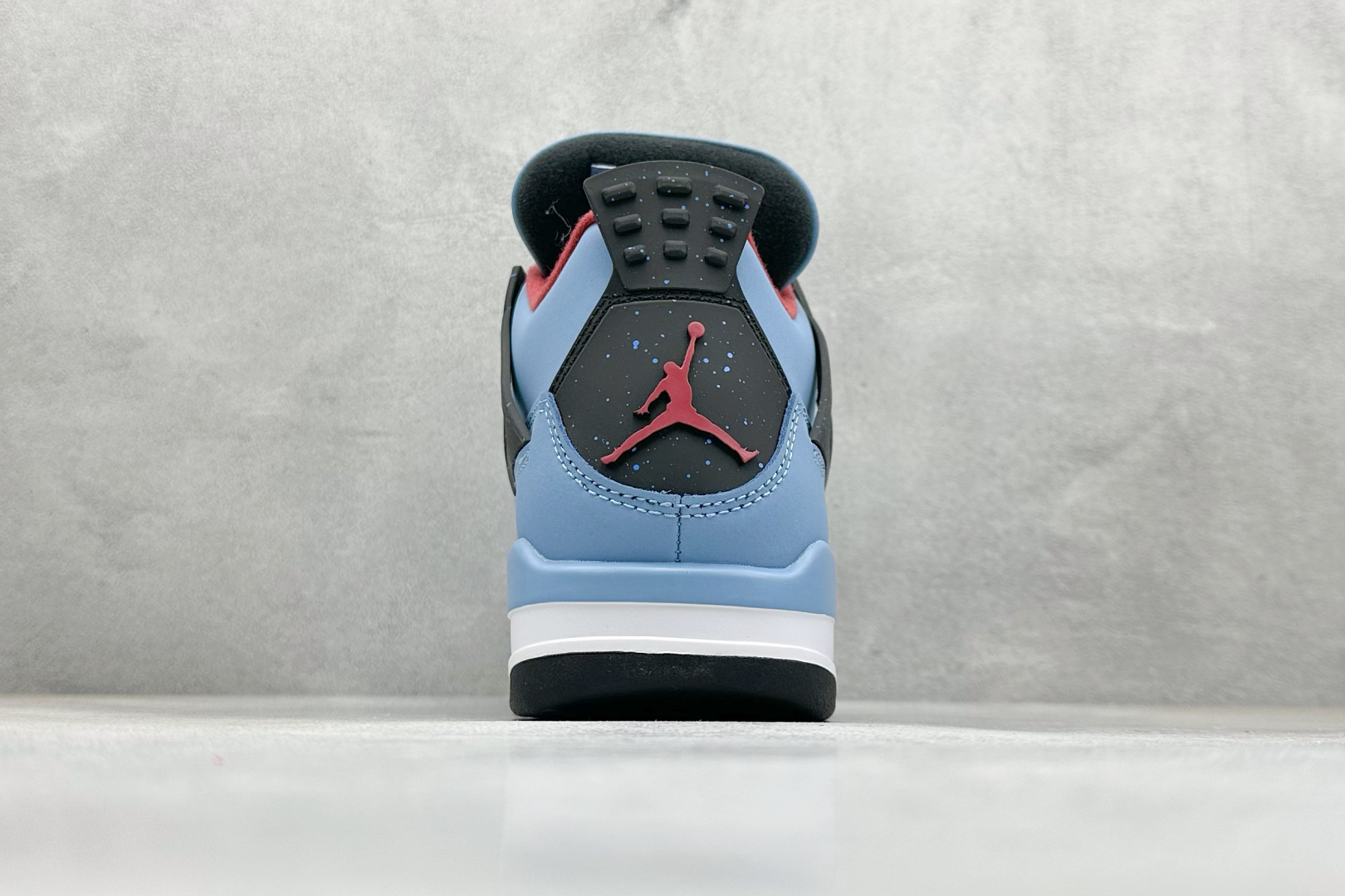280 新F版Air Jordan AJ4 Retro 黑蓝 中帮篮球鞋 308497-406