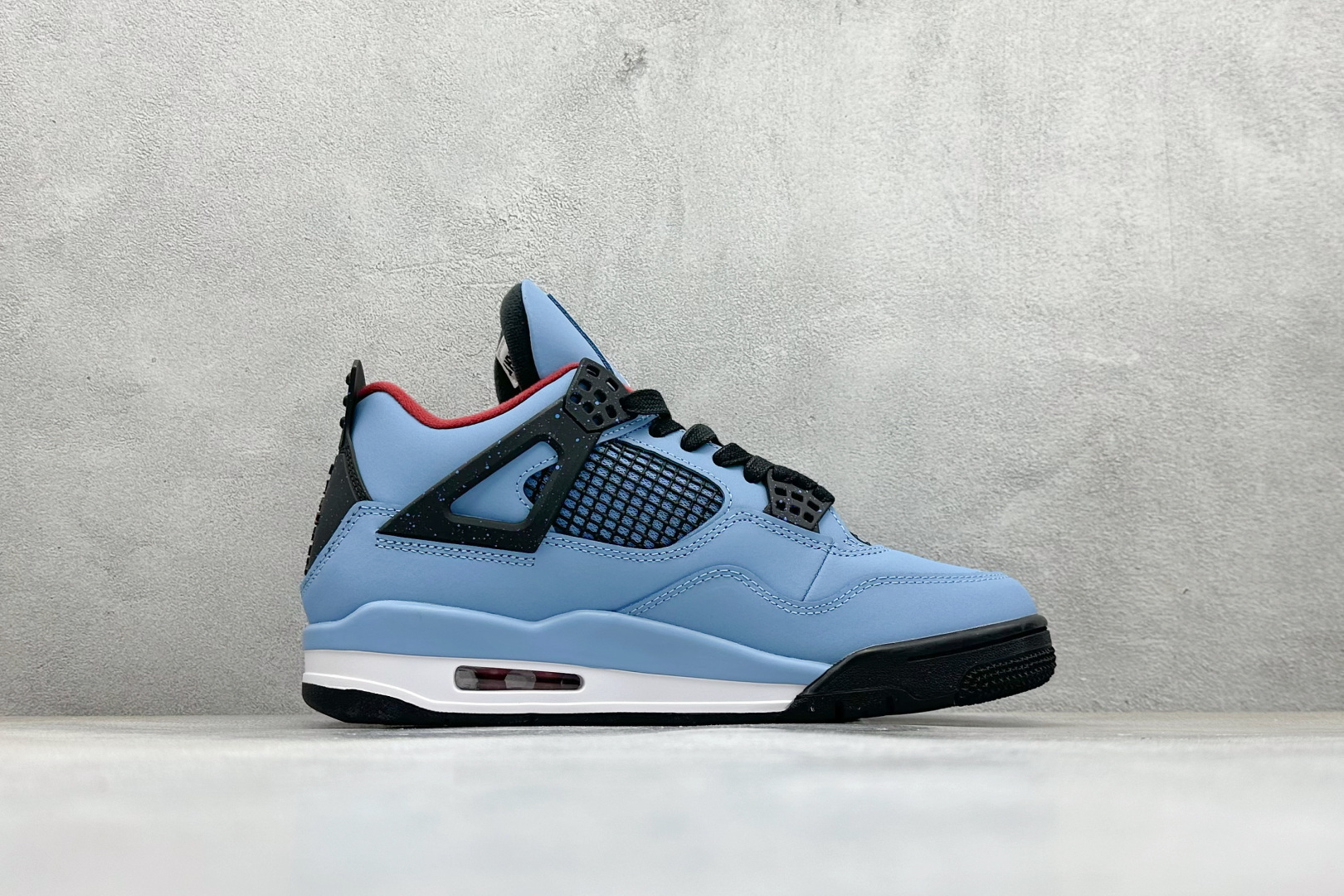 280 新F版Air Jordan AJ4 Retro 黑蓝 中帮篮球鞋 308497-406