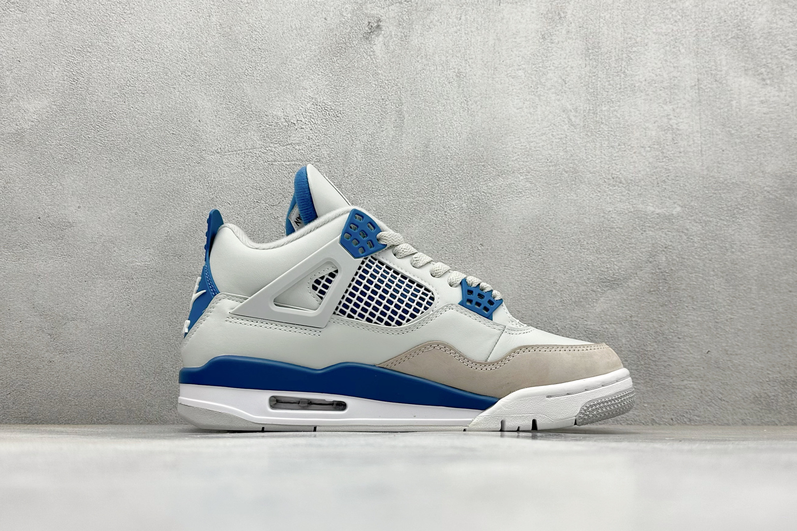 280 新F版Air Jordan AJ4 Retro 灰蓝 中帮篮球鞋 FV5029-141