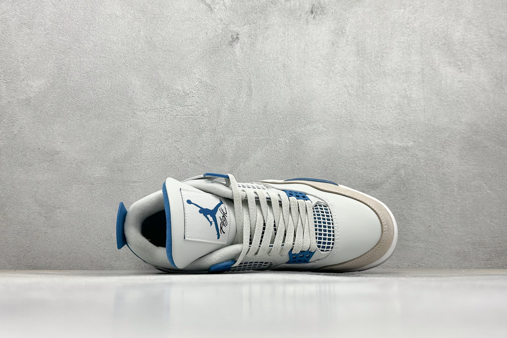 280 新F版Air Jordan AJ4 Retro 灰蓝 中帮篮球鞋 FV5029-141
