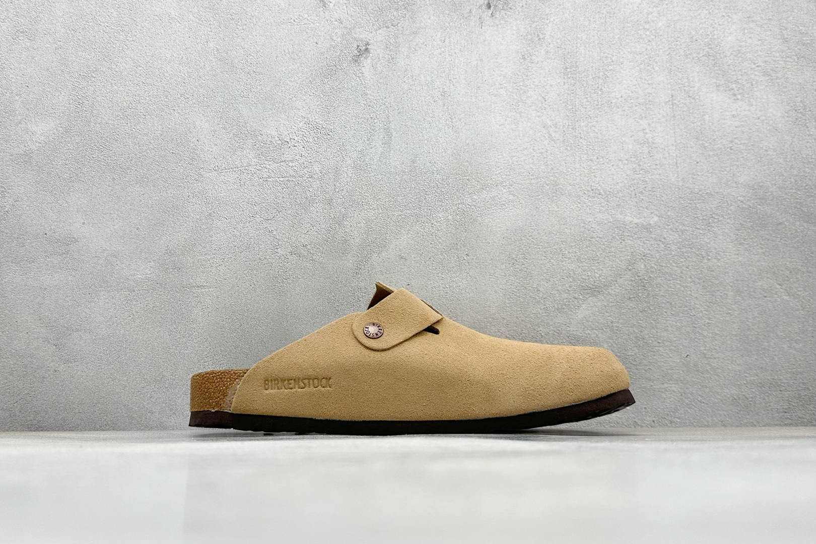 170 TG版Birkenstock 博肯包头半拖系列 棕色 代工厂工艺 品质看得见 London-Shearling内里羊毛 1009542