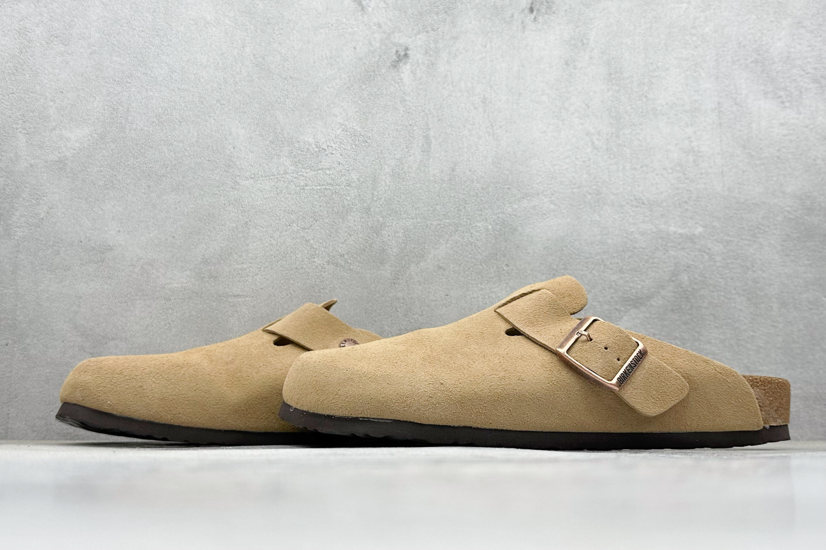 170 TG版Birkenstock 博肯包头半拖系列 棕色 代工厂工艺 品质看得见 London-Shearling内里羊毛 1009542