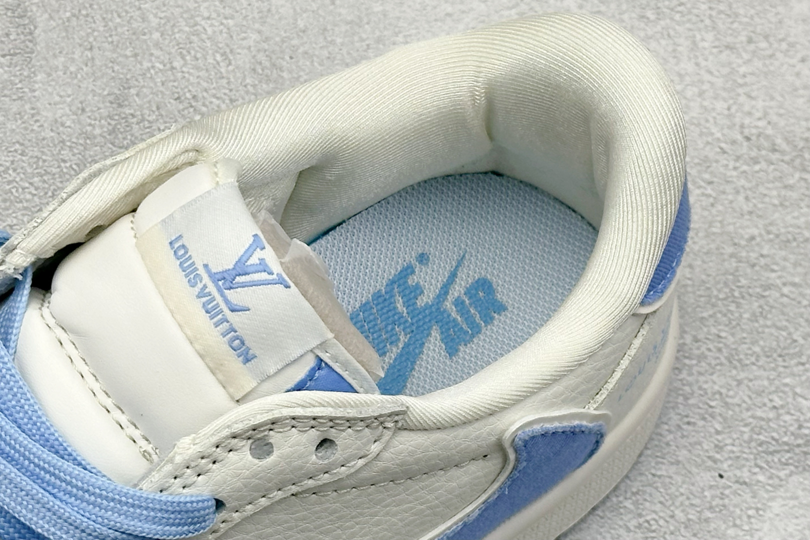 280 Travis Scott x Fragment Design x Jordan Air Jordan 1 Low SP “LV联名-米灰蓝帆布拼接” JW1188-145