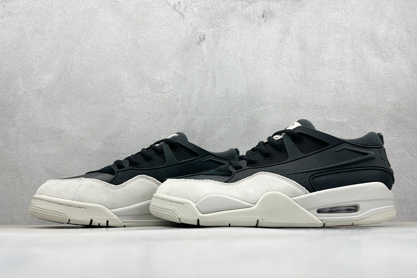 260 新F版Air Jordan AJ4 黑米 低帮复古篮球鞋 FQ7939-001
