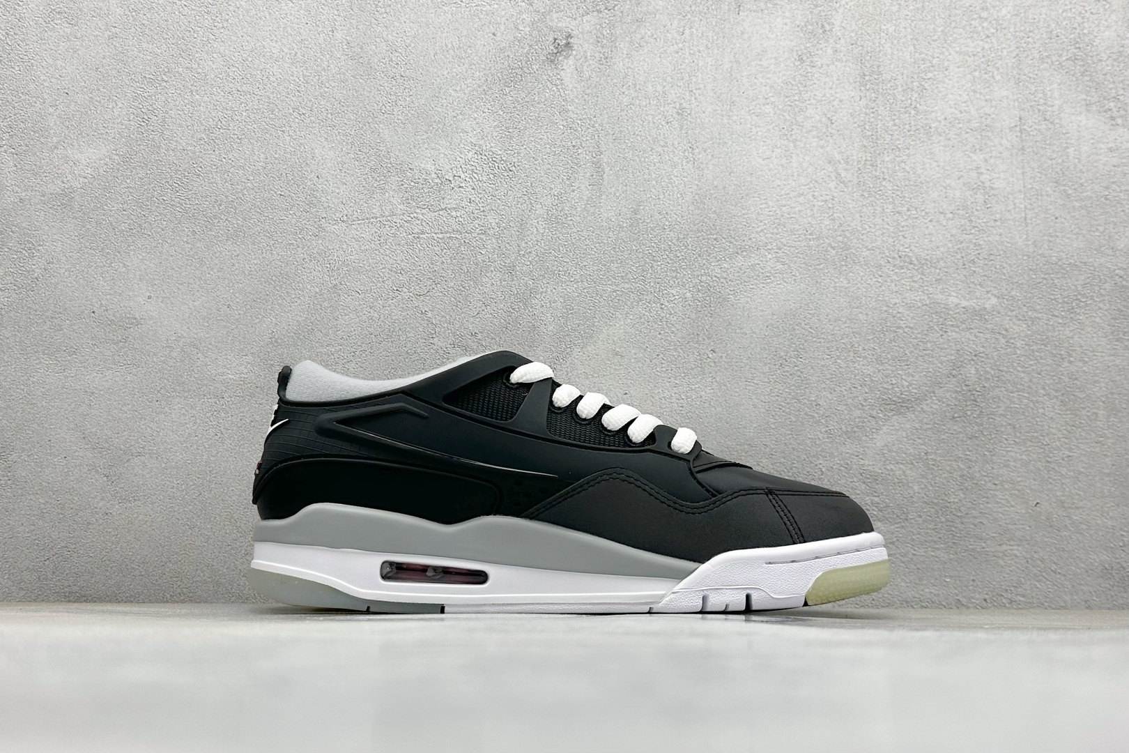 270 新F版Air Jordan AJ4 黑灰 低帮复古篮球鞋 HV5184-010