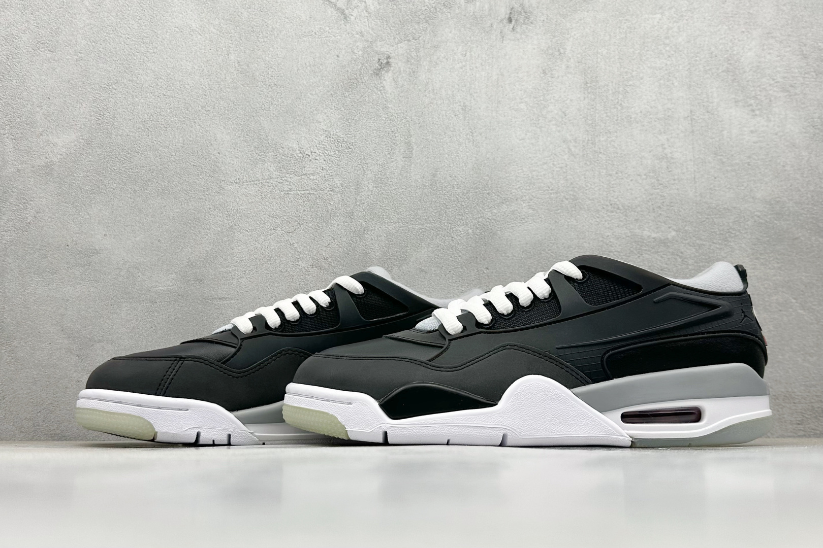 270 新F版Air Jordan AJ4 黑灰 低帮复古篮球鞋 HV5184-010