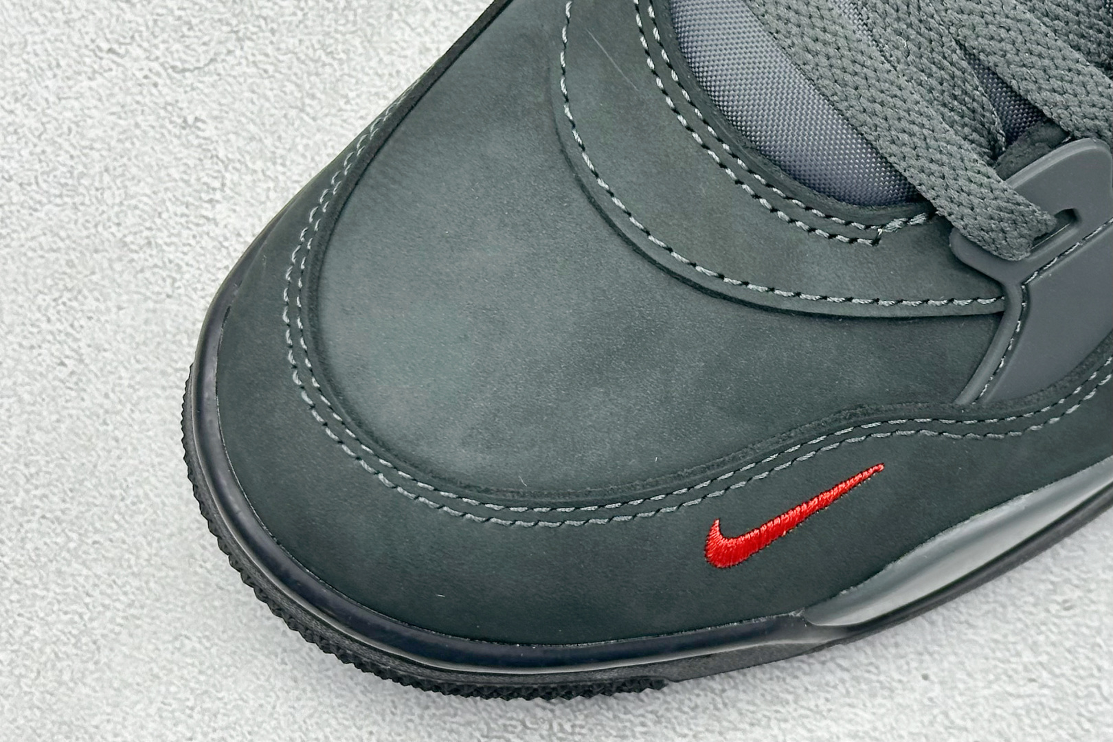 新F版Air Jordan AJ4 黑青 低帮复古篮球鞋 HF4334-004