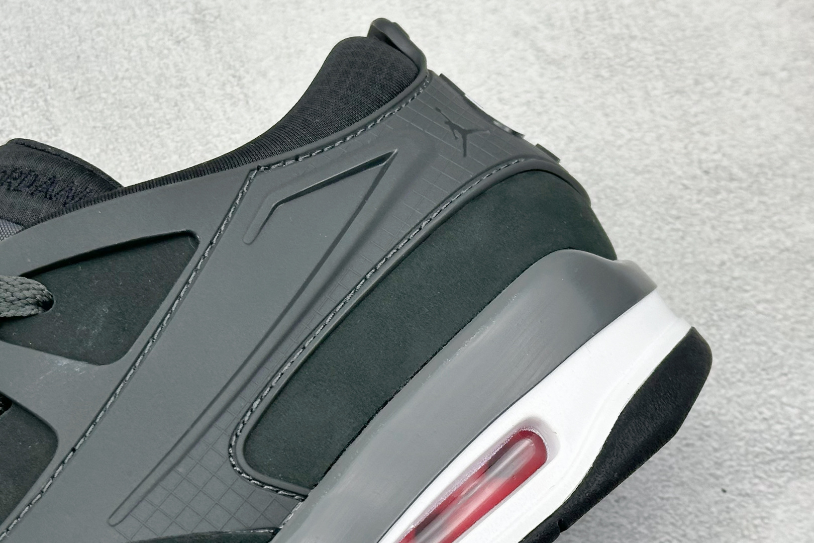 新F版Air Jordan AJ4 黑青 低帮复古篮球鞋 HF4334-004