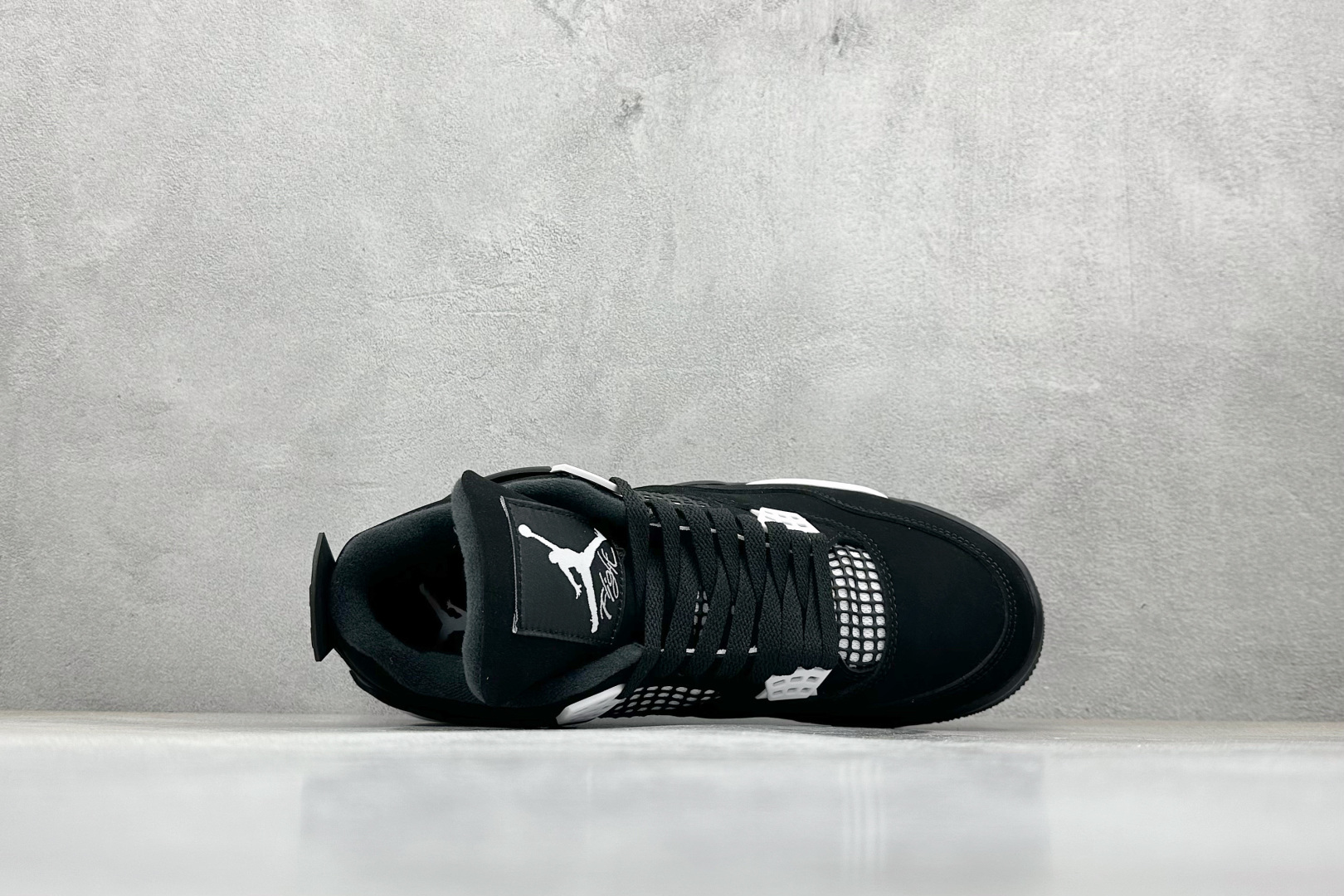 280 新F版Air Jordan AJ4 Retro 黑白 中帮篮球鞋 FQ8138-001