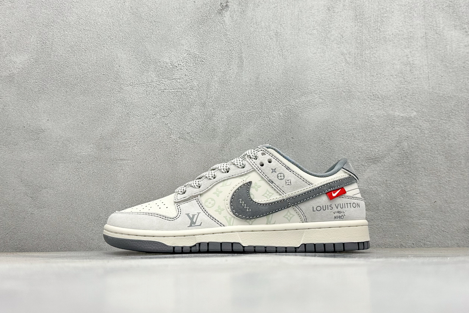 280 XC版Nike SB Dunk Low LV联名 灰白双勾 周年高端定制 低帮休闲板鞋 CX5050-Y20