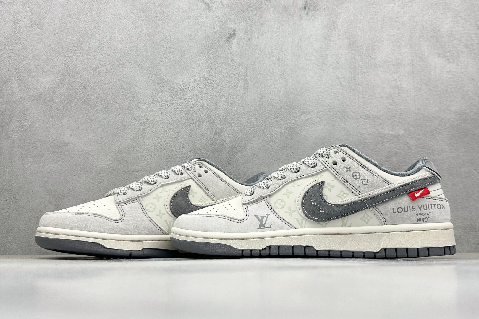 280 XC版Nike SB Dunk Low LV联名 灰白双勾 周年高端定制 低帮休闲板鞋 CX5050-Y20