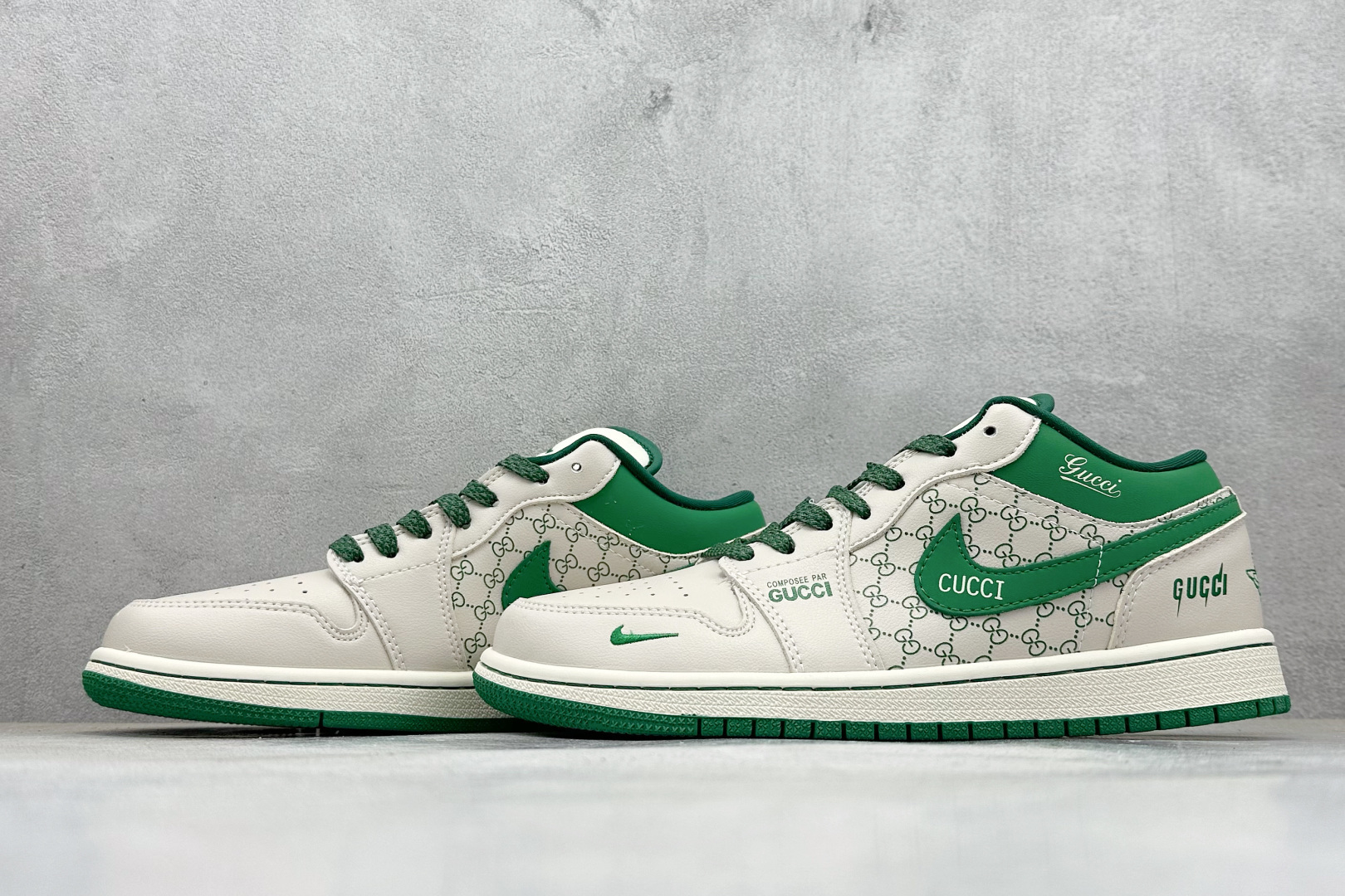 280 Nike Jordan Air Jordan 1 x GUCCI 米绿小勾 QD1988-001-Chinese UA Cheap High Quatity Brand Clothes Bags handbags Sneakers wholesale wholesaler seller from China Factory suppliers Fashion Clothing Shoes best Quality Beautiful Price 280 Nike Jordan Air Jordan 1 x GUCCI 米绿小勾 QD1988-001