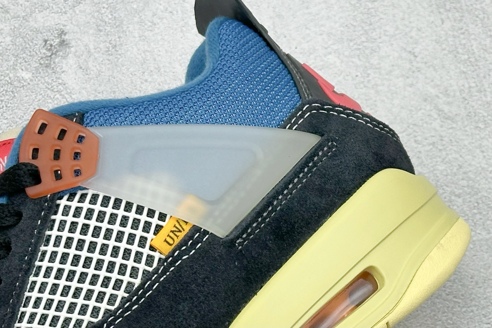 终端放店新F版Air Jordan AJ4 Retro 黑蓝联名 中帮篮球鞋原楦原纸板同源开发 完美呈现