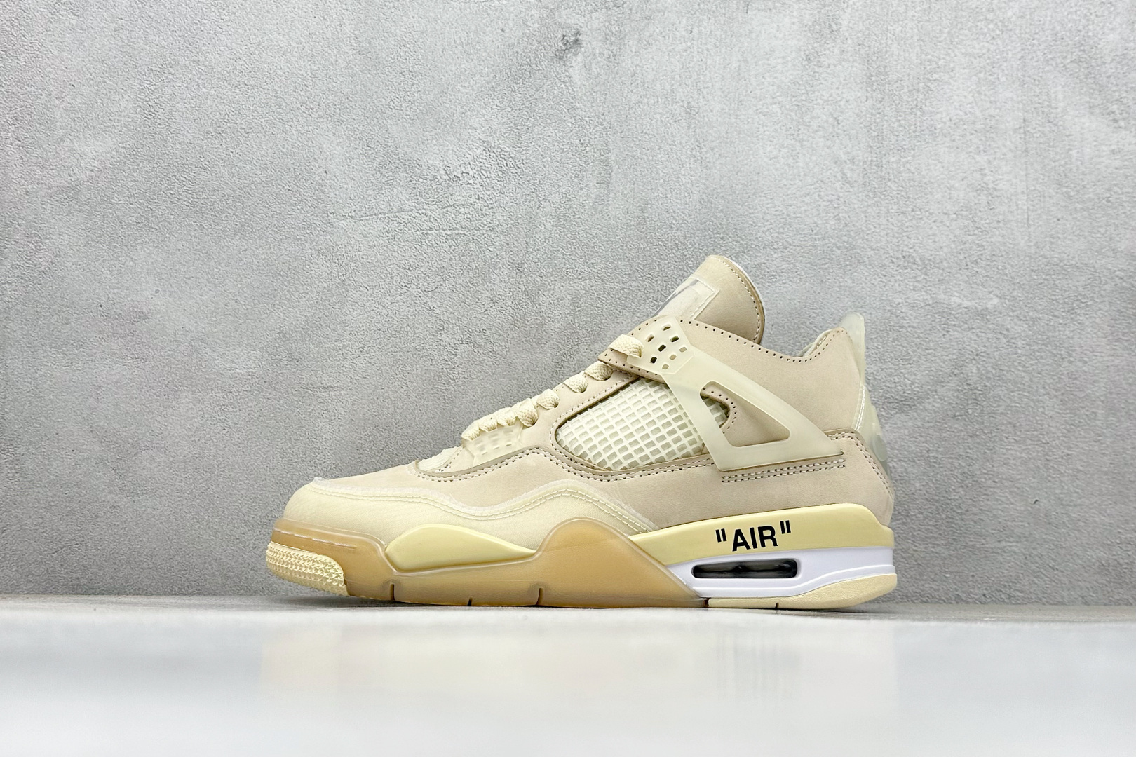 终端放店新F版Air Jordan AJ4 Retro 白帆联名 中帮篮球鞋原楦原纸板同源开发 完美呈现