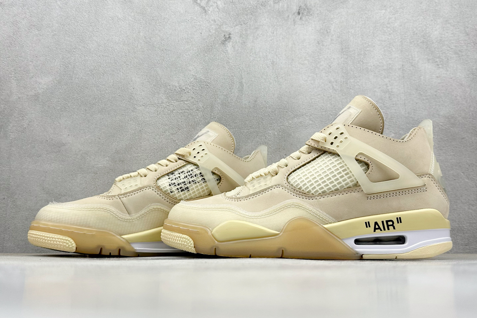 终端放店新F版Air Jordan AJ4 Retro 白帆联名 中帮篮球鞋原楦原纸板同源开发 完美呈现