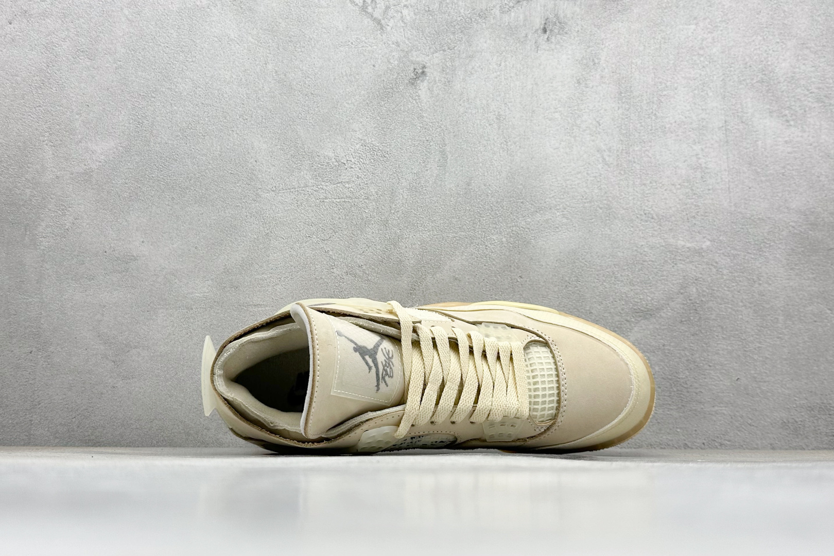 终端放店新F版Air Jordan AJ4 Retro 白帆联名 中帮篮球鞋原楦原纸板同源开发 完美呈现