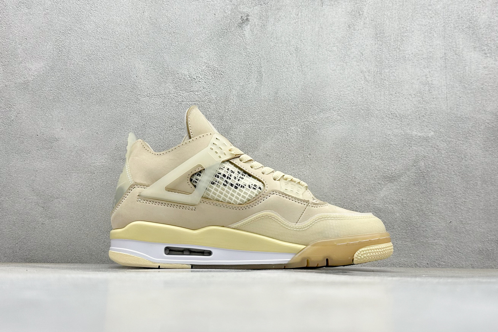 终端放店新F版Air Jordan AJ4 Retro 白帆联名 中帮篮球鞋原楦原纸板同源开发 完美呈现