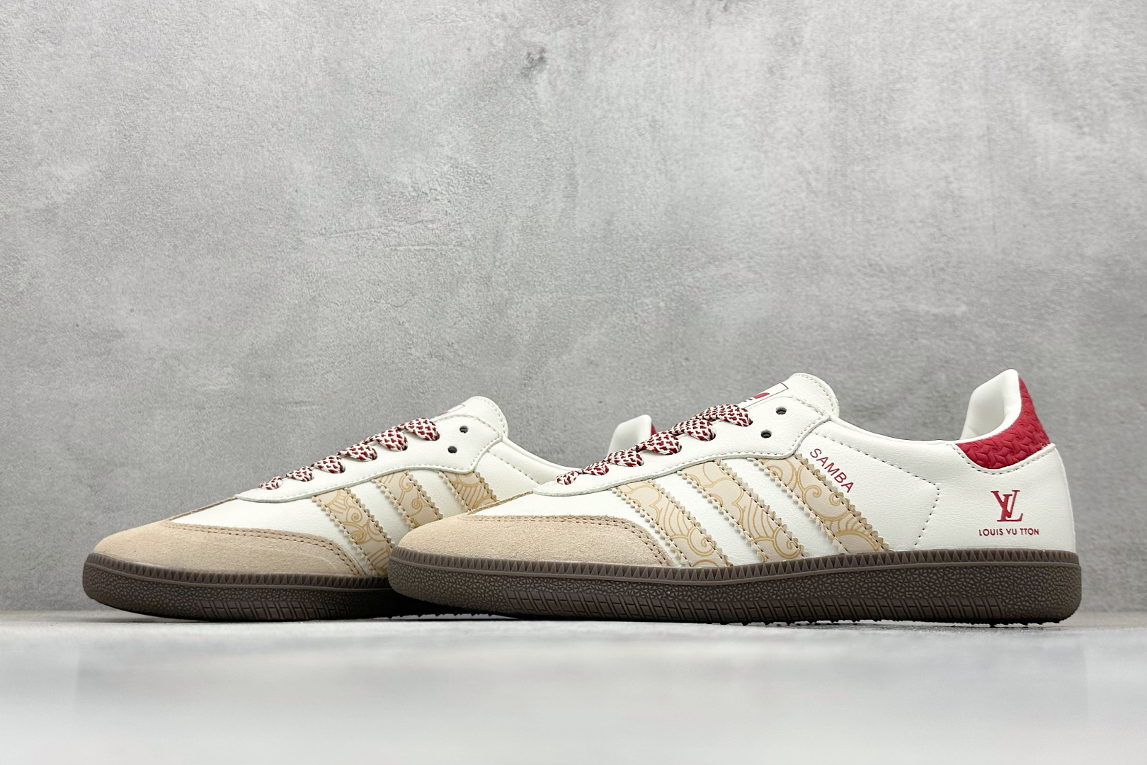 160 Adidas originals Samba x LV联名 桑巴舞系列复古经典轻便板鞋 GJ75810