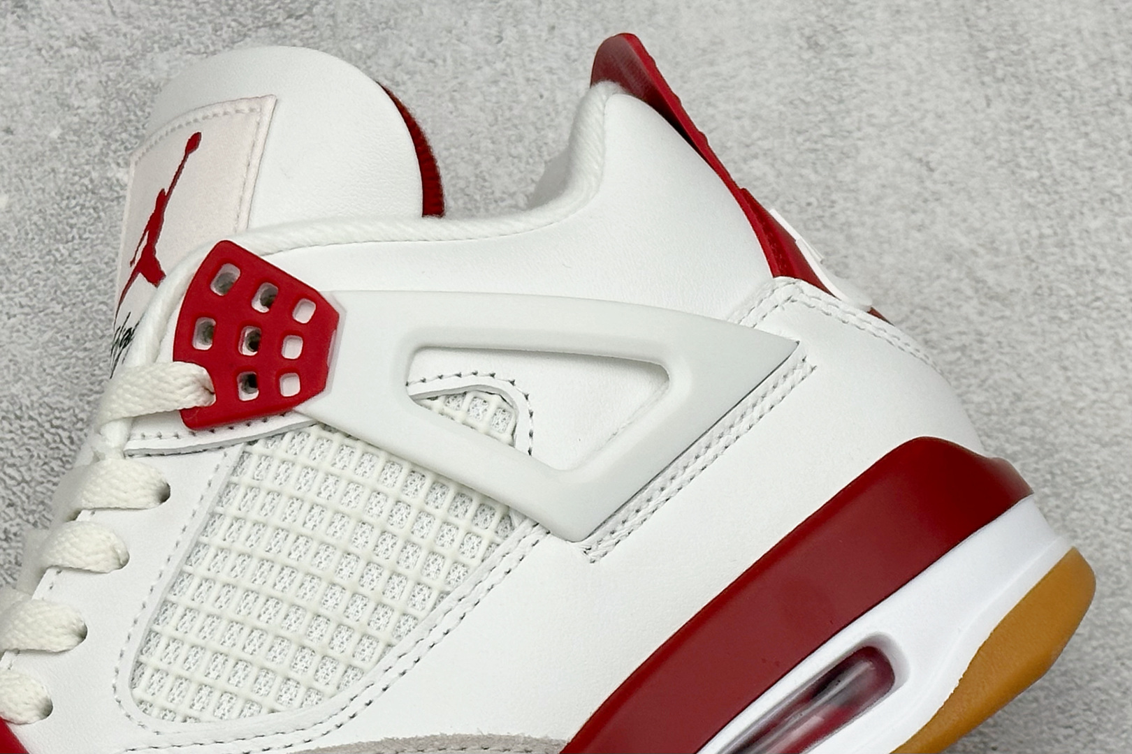 300 新F版Air Jordan AJ4 Retro 白红 中帮篮球鞋 DR5415-106-Chinese UA Cheap High Quatity Brand Clothes Bags handbags Sneakers wholesale wholesaler seller from China Factory suppliers Fashion Clothing Shoes best Quality Beautiful Price 300 新F版Air Jordan AJ4 Retro 白红 中帮篮球鞋 DR5415-106