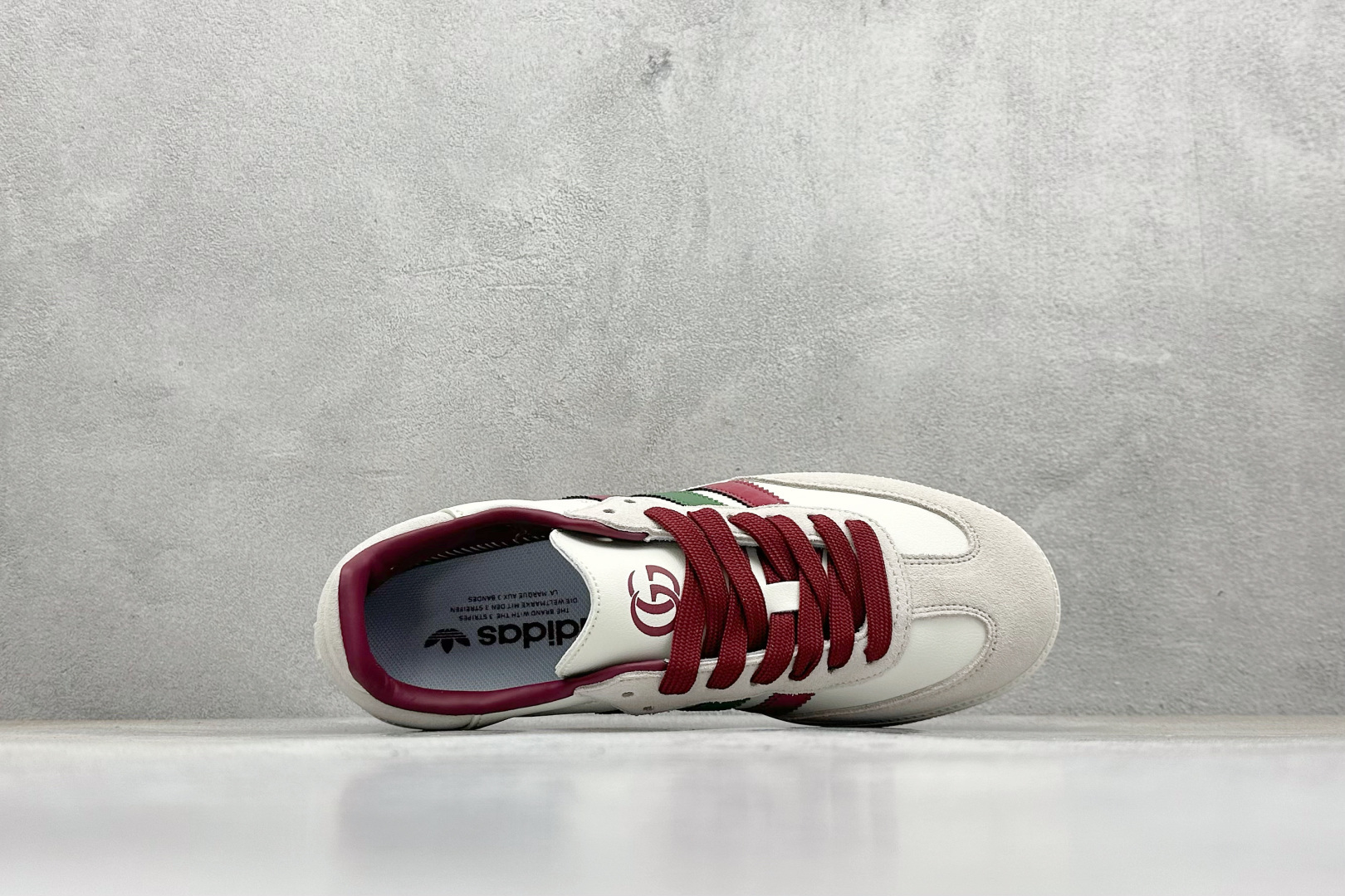 160 Adidas originals Samba x 古驰联名 桑巴舞系列复古经典轻便板鞋 GJ75802