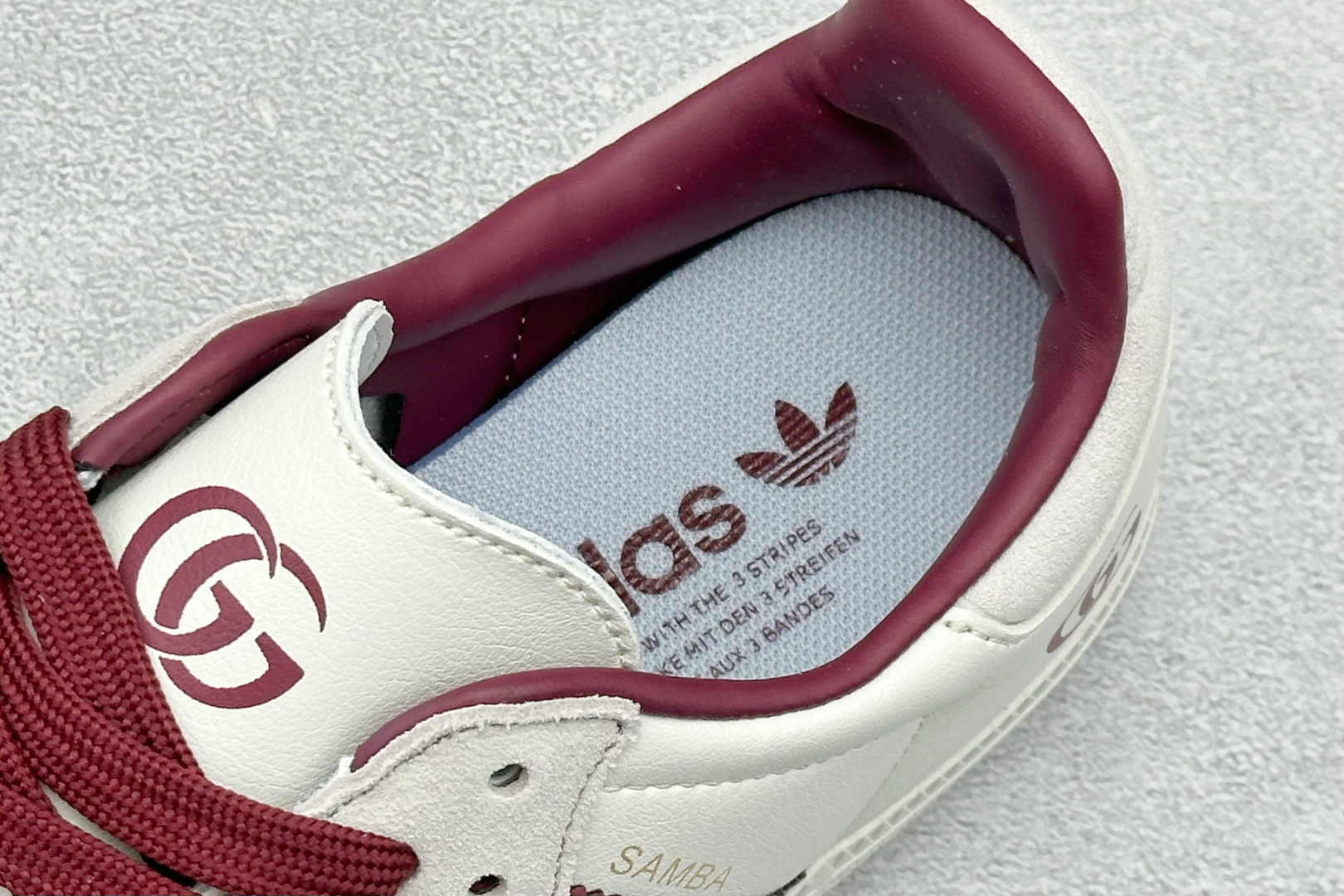 160 Adidas originals Samba x 古驰联名 桑巴舞系列复古经典轻便板鞋 GJ75802