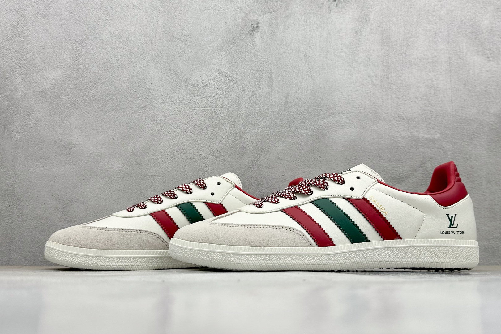 160 Adidas originals Samba x LV联名 桑巴舞系列复古经典轻便板鞋 GJ75801