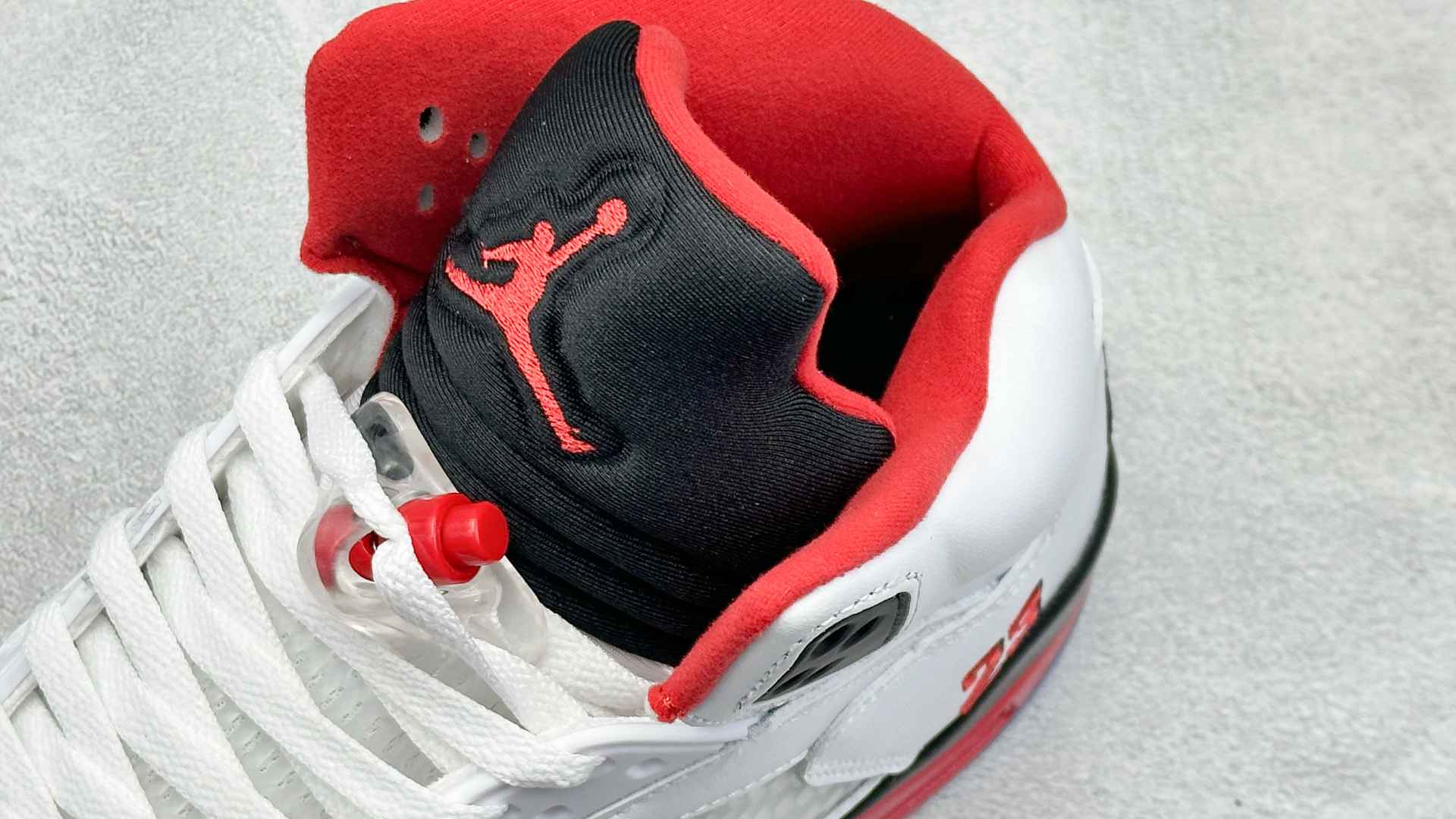 280 KW版Air Jordan 5 Retro ”Fire Red Black Tongue” AJ5 乔5流川枫 火焰红 头层篮球鞋 HQ7978-101