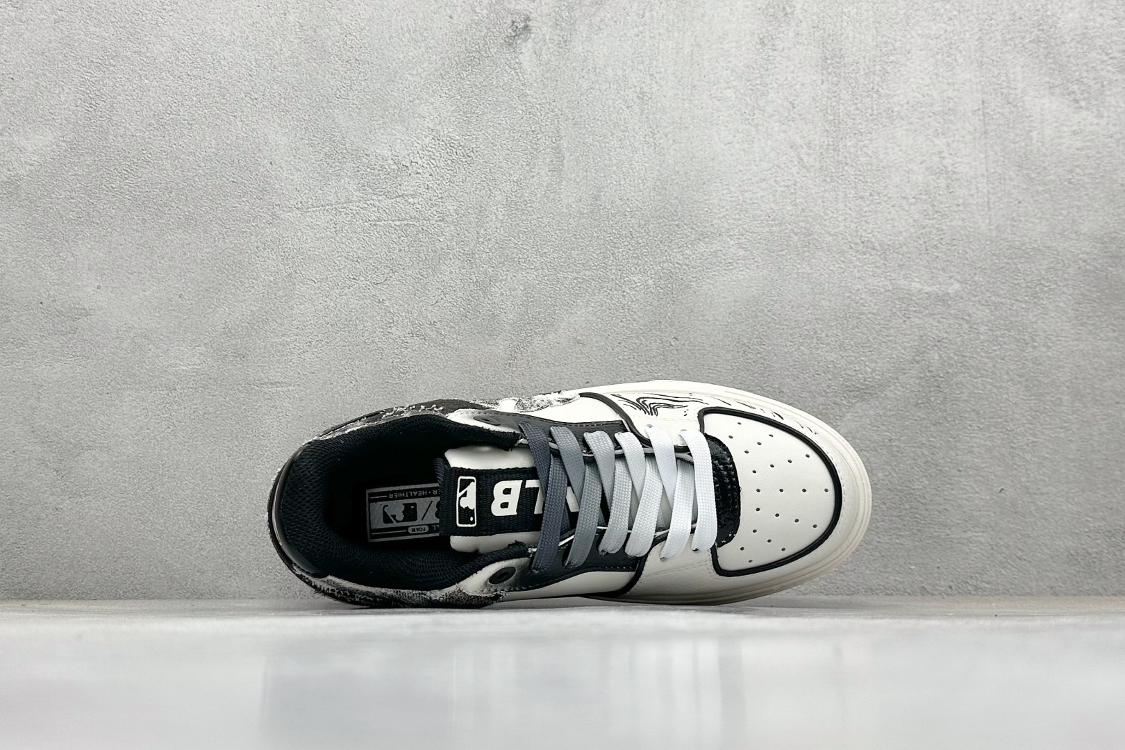 300 MLB NY 印花网红学长鞋 定制涂鸦恶作剧 内增高6cm 3ASXCA12N